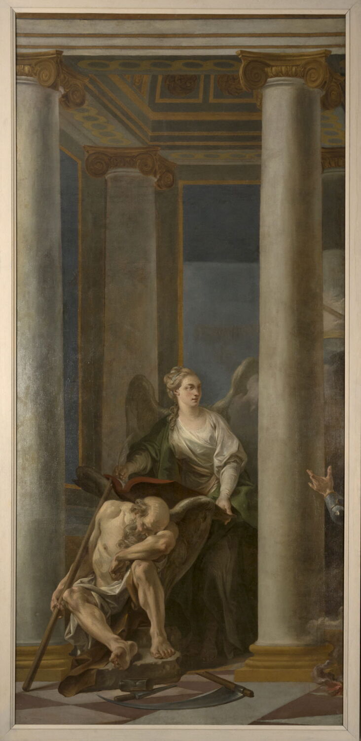 Allégorie de la République ; La France reçoit de Minerve le code des lois républicaines, Belle, Clément, 4e quart du XVIIIe siècle (1788 - 1794)