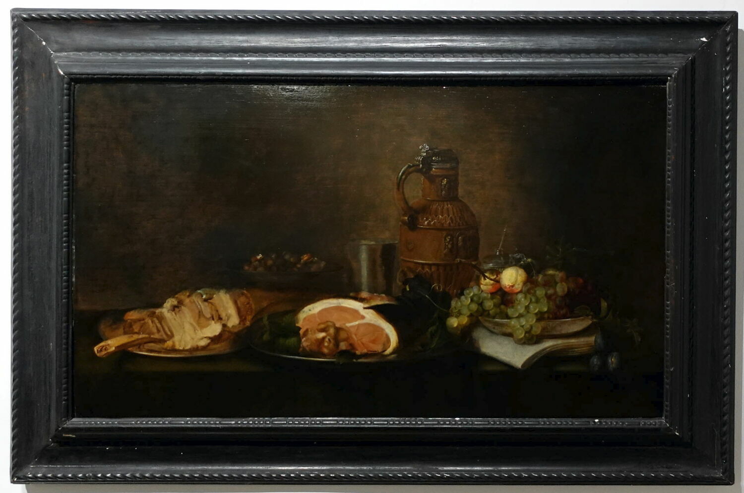Nature morte au jambon, Ykens, Frans, XVIIe siècle (1600 - 1700)