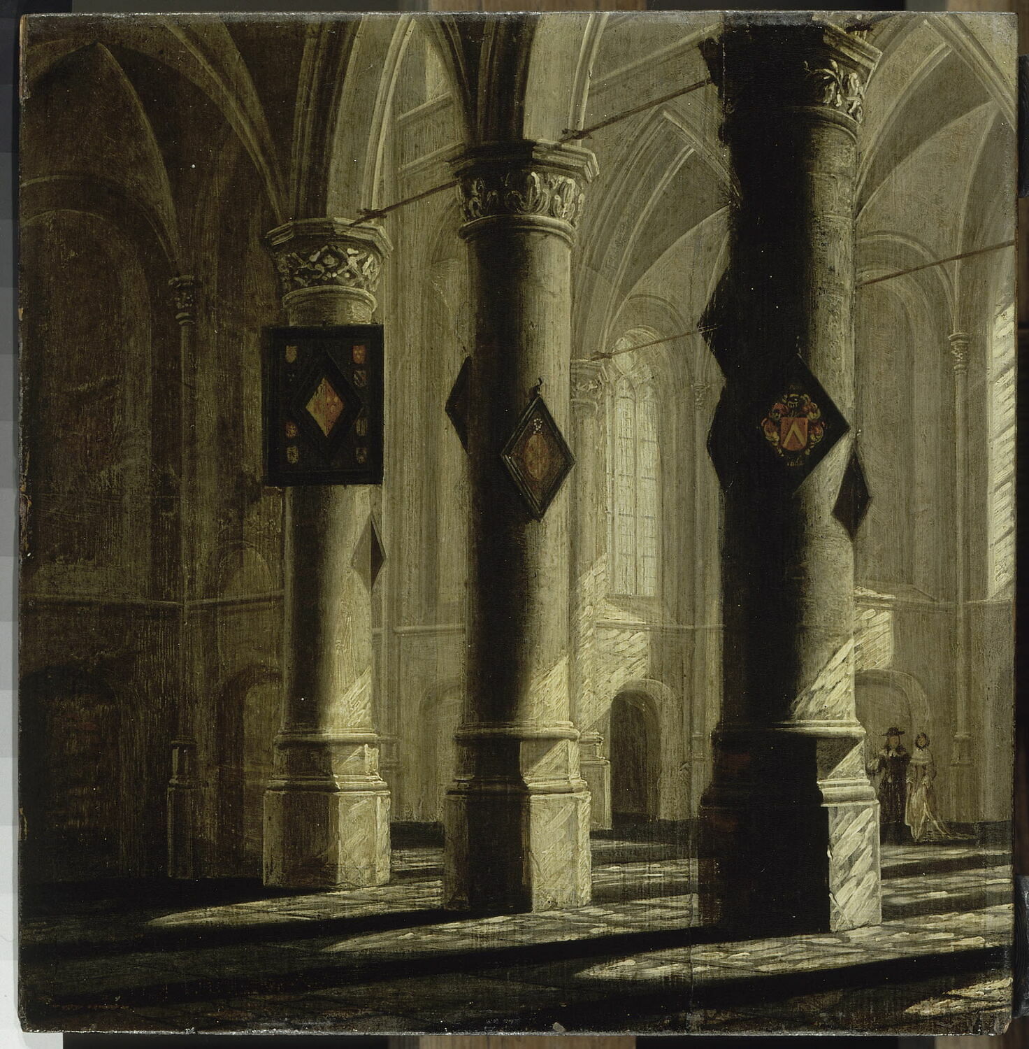 Intérieur d'église, Blieck, Daniel de, XVIIe siècle (1600 - 1700)