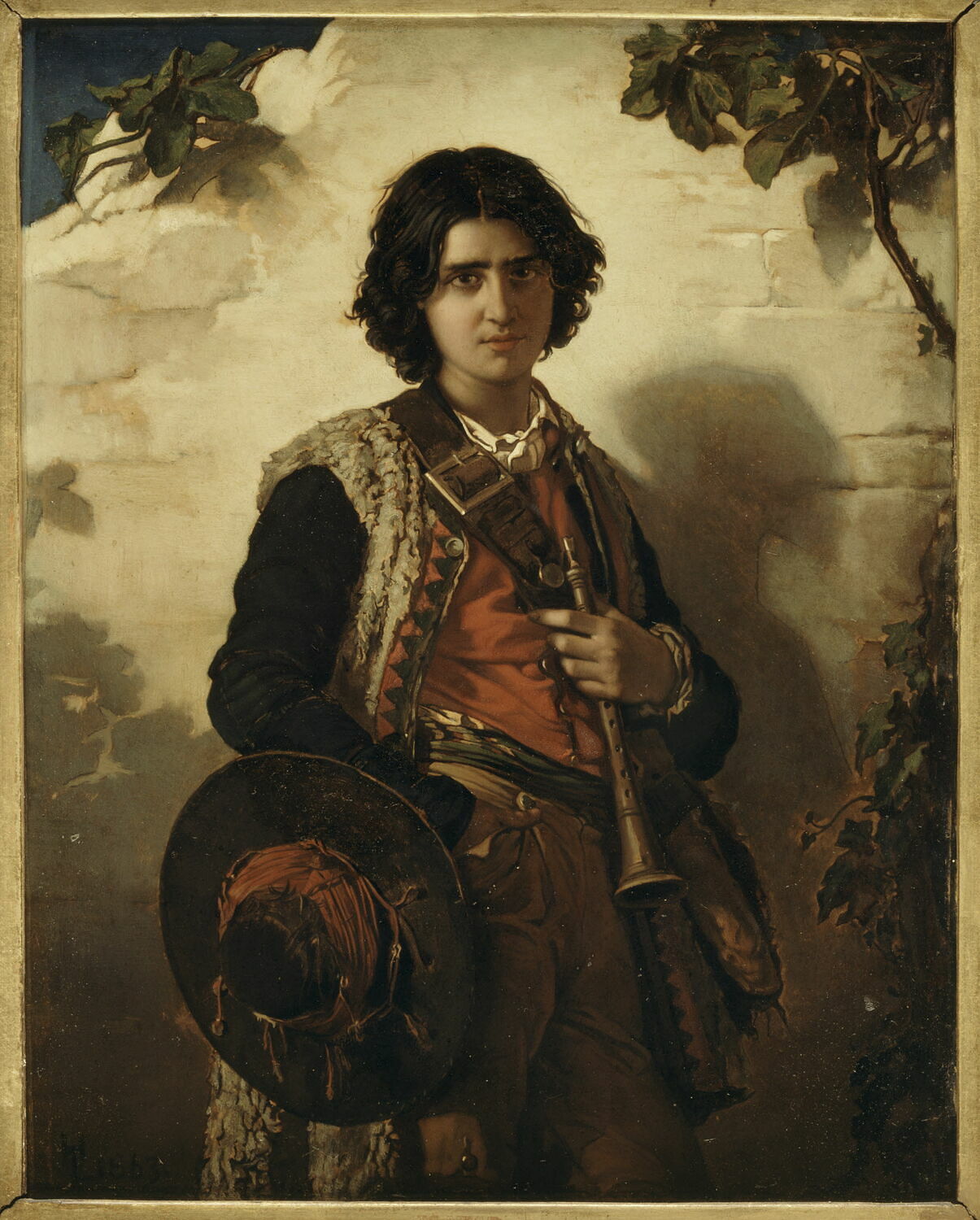 Paysan italien, Lehmann, Henri, XIXe siècle (1863)