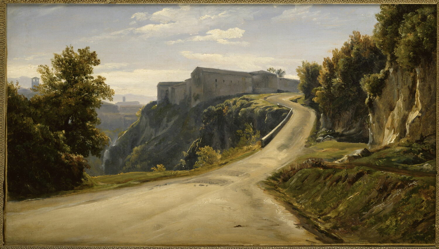 Paysage prés de Tivoli Aquapendente, Giroux, André, XIXe siècle (1800 - 1900)