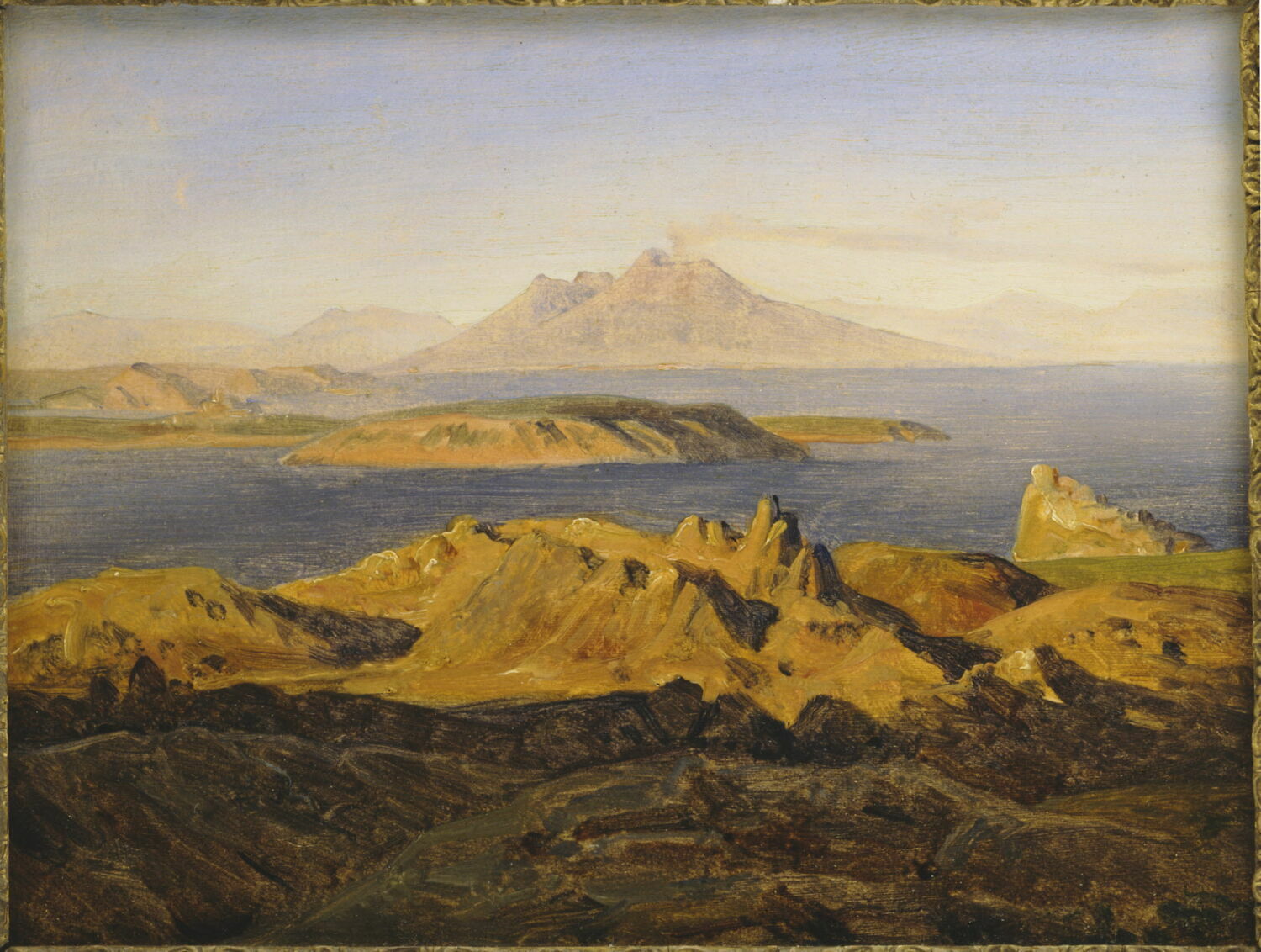 Vue de la baie de Naples depuis Ischia, Giroux, André, XIXe siècle (1800 - 1900)
