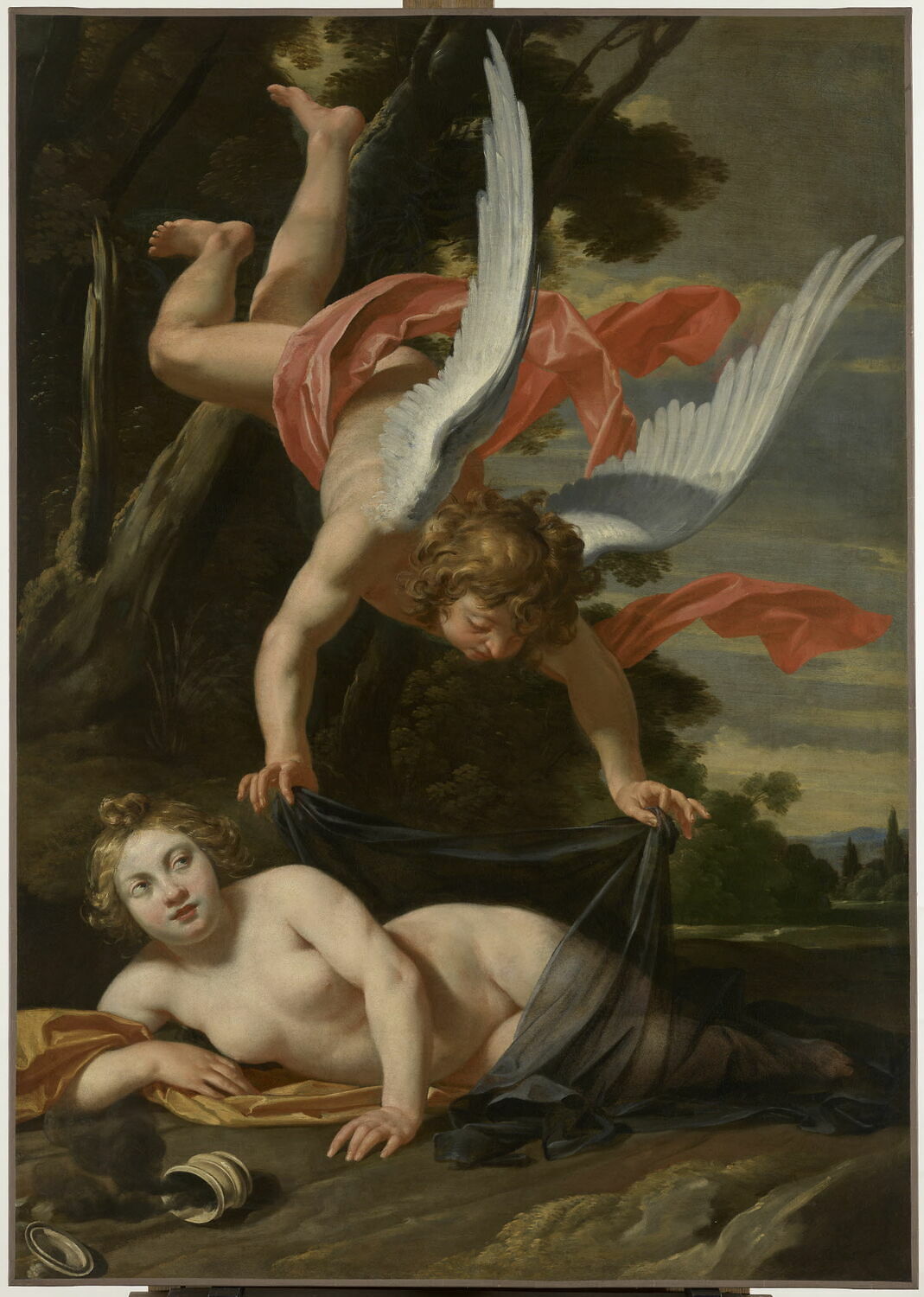 Psyché sauvée par l'Amour, Dorigny, Michel, XVIIe siècle (1600 - 1700)