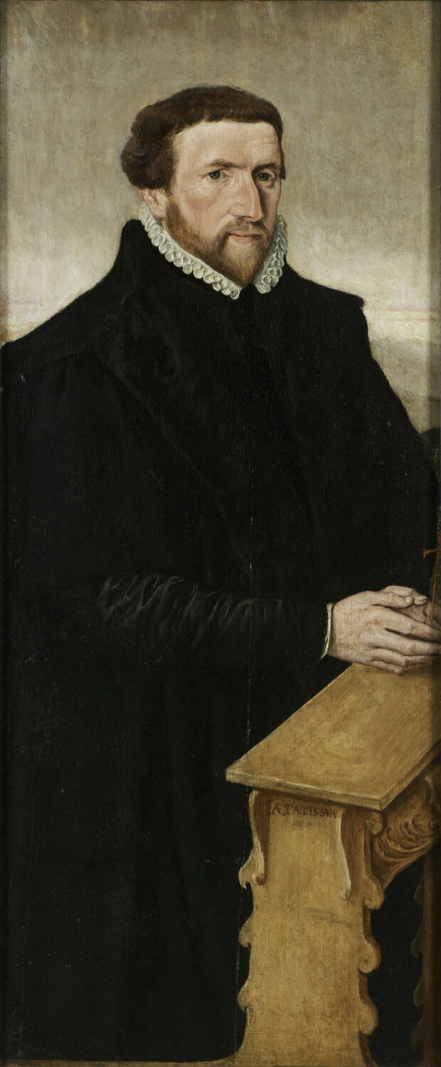 Donateur en prière, Anonyme, XVIe siècle (Vers 1550 - 1560) (1550 - 1560)