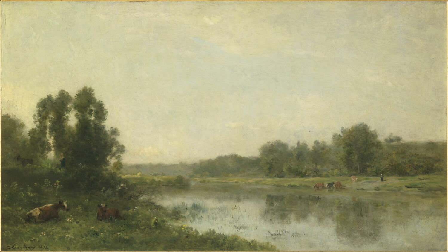 Le Matin, Daubigny, Charles-François, XIXe siècle (1872)