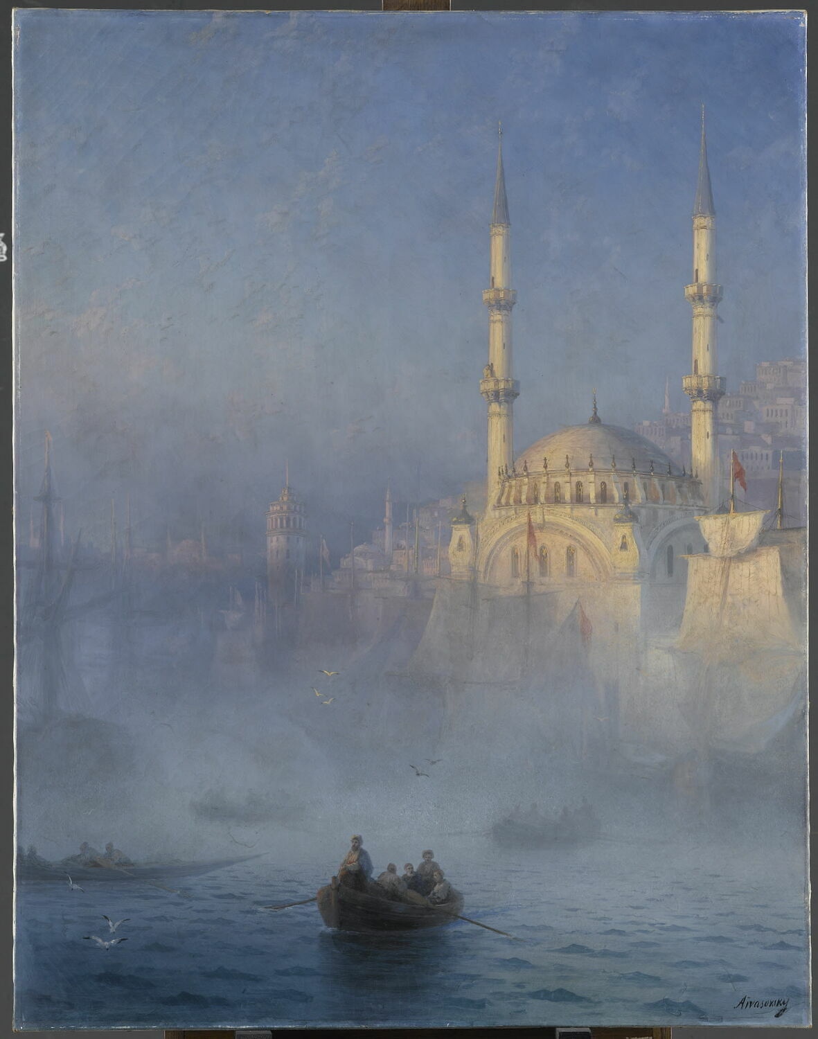 Constantinople (Mosquée de Top Khané), Aivazovskii, Ivan Konstantinovitch, XIXe siècle (1884)