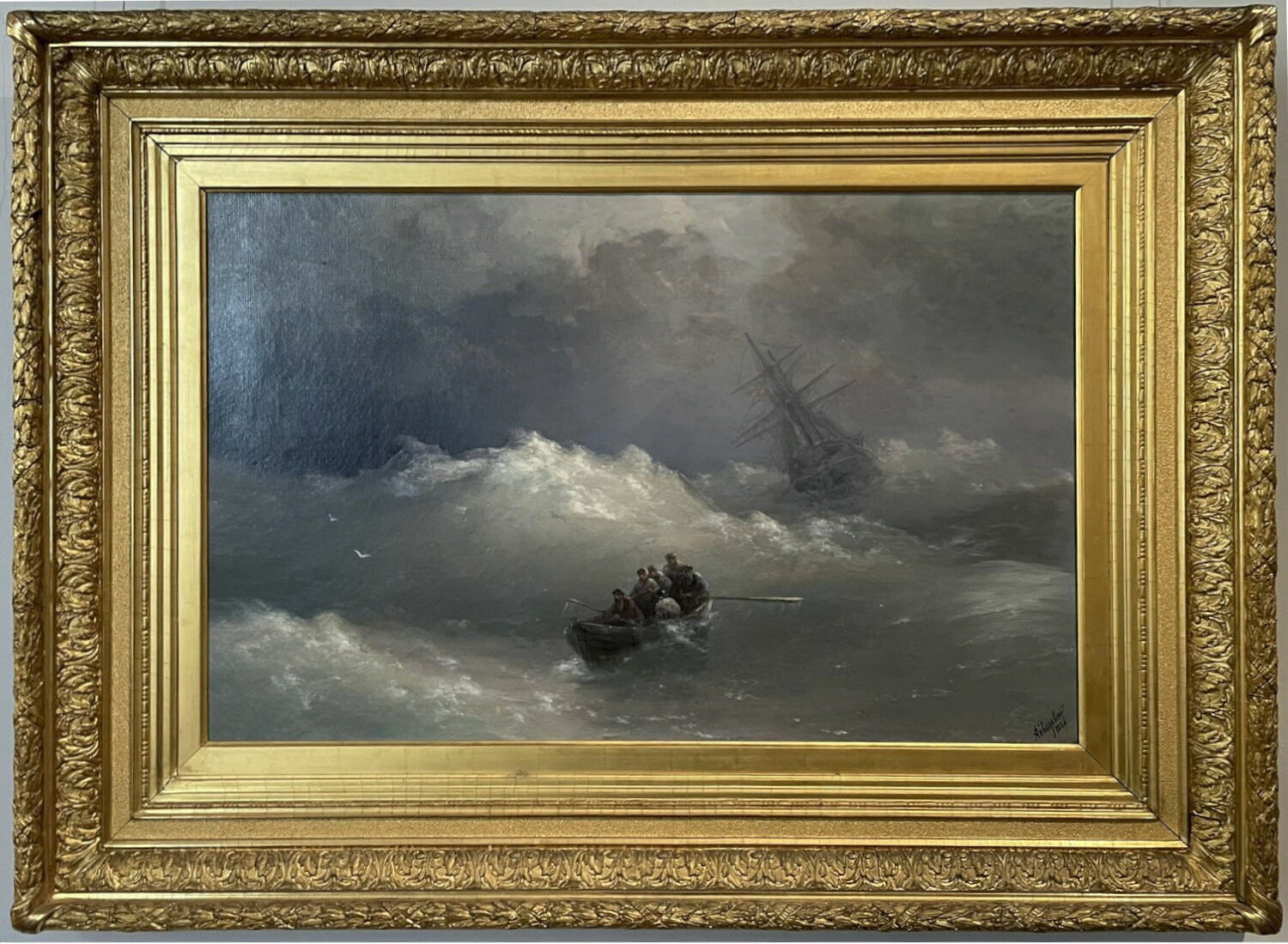 La Vague, Aivazovskii, Ivan Konstantinovitch, XIXe siècle (1886)