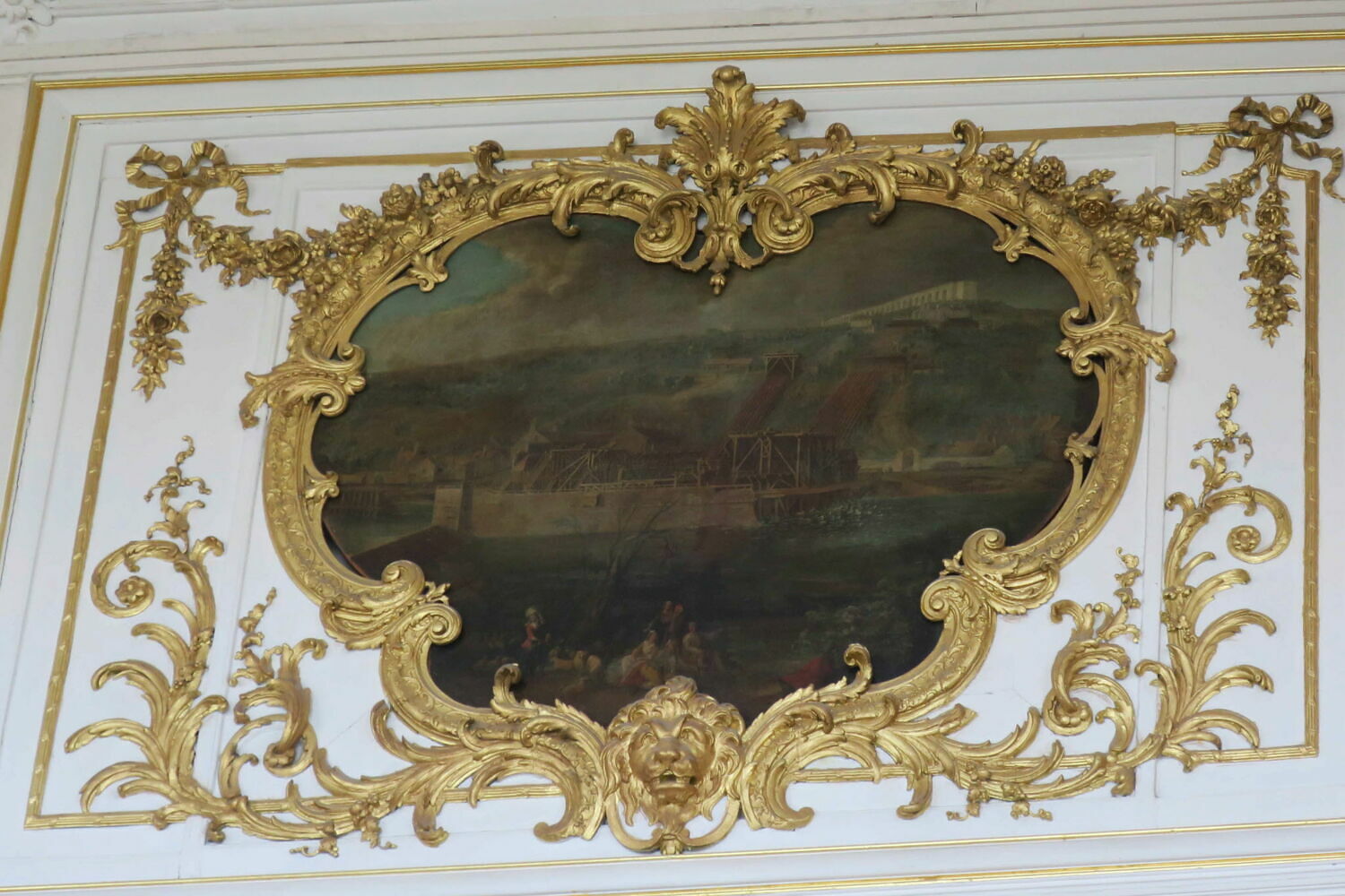 Vue de la machine de Marly, Martin, Pierre Denis, XVIIIe siècle (1700 - 1800)