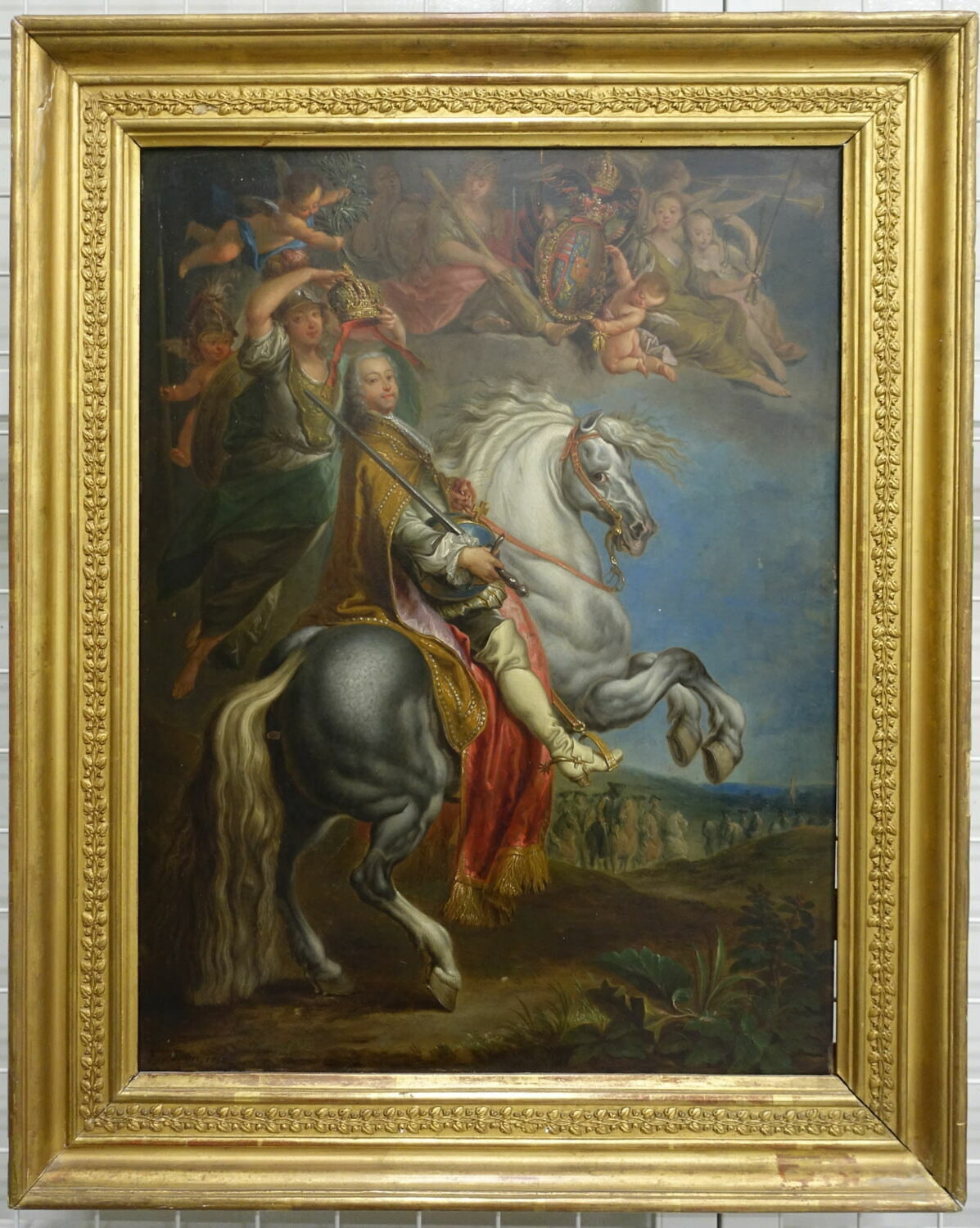 François III de Lorraine à cheval, Eisen, François, XVIIIe siècle (1757)