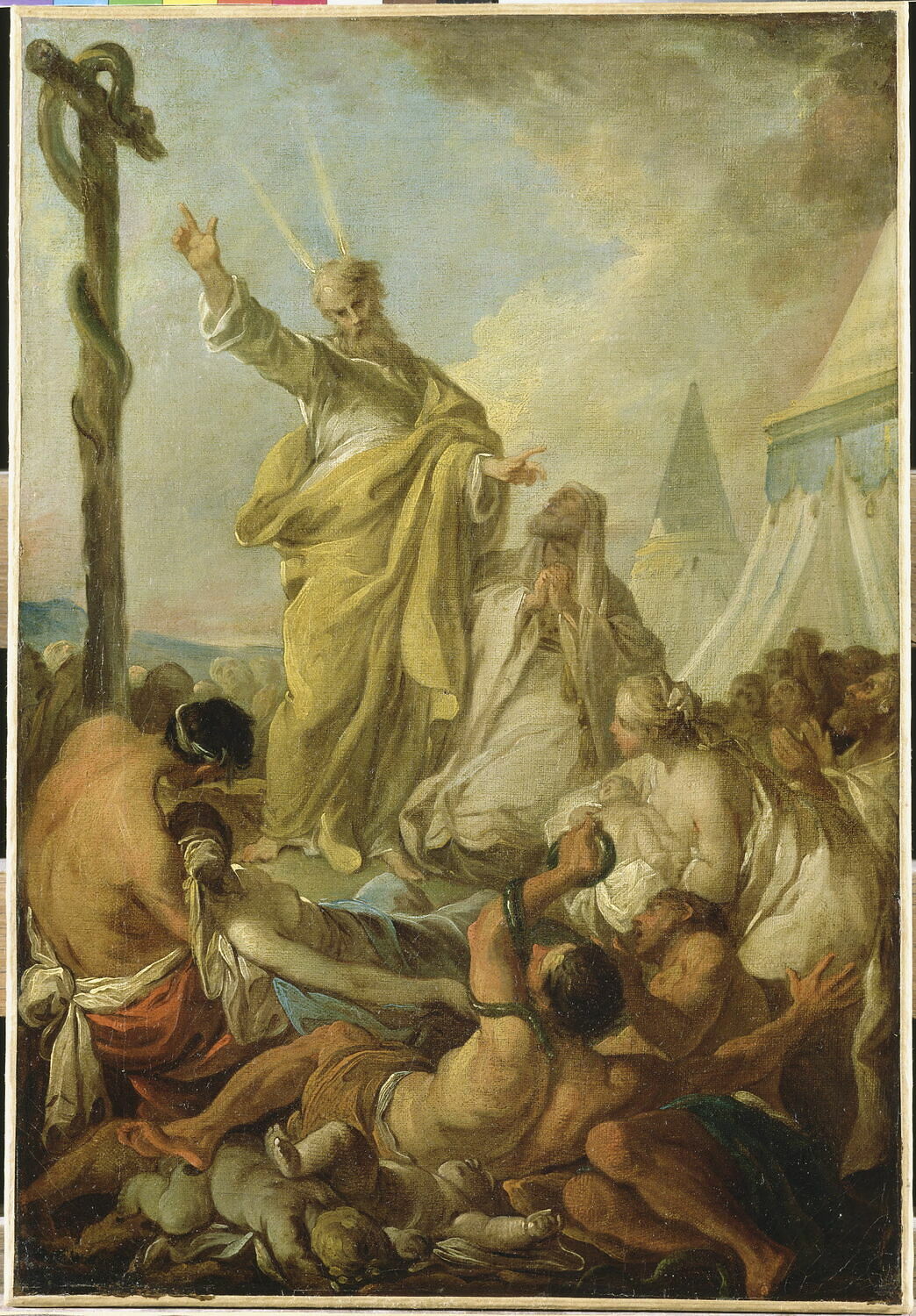Moïse et le serpent d'airain, Frontier, Jean Charles, 2e quart du XVIIIe siècle (vers 1743)