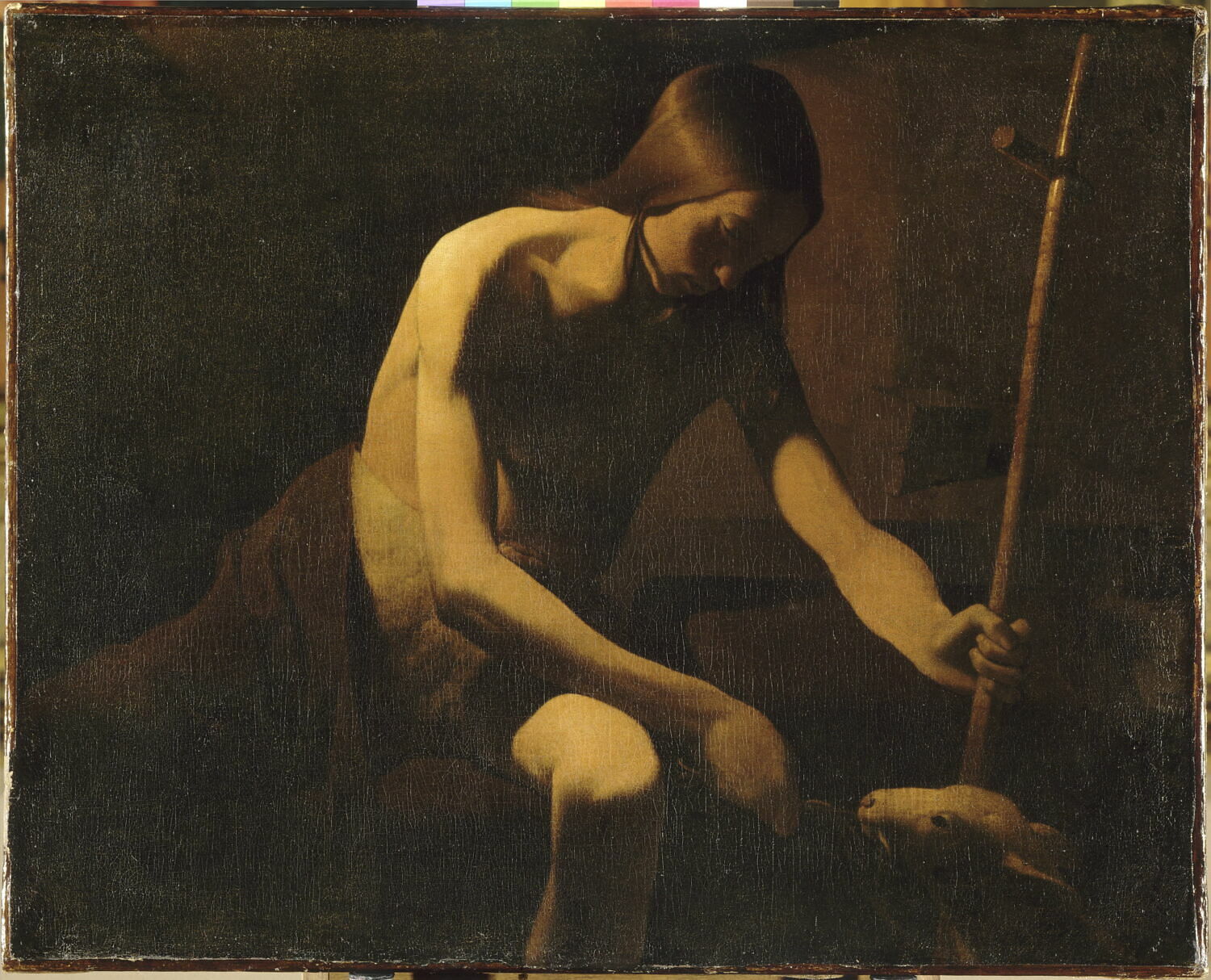 Saint Jean Baptiste dans le désert Louvre Collections