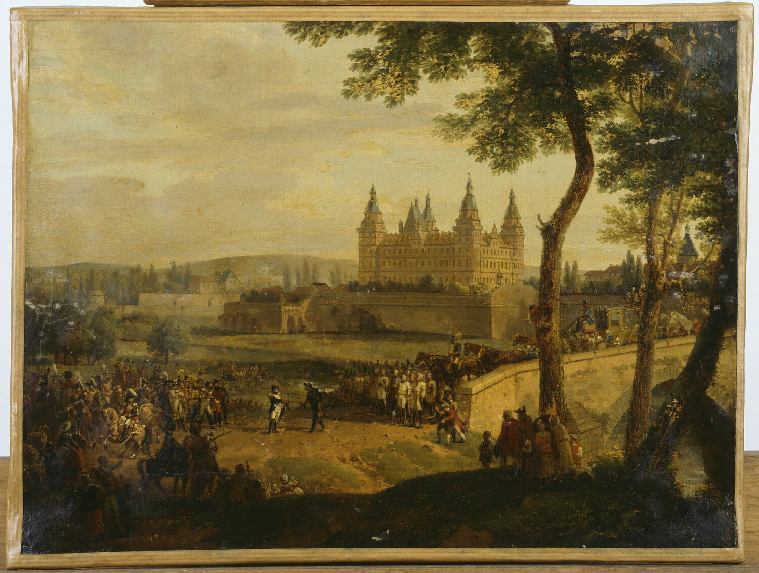 Entrevue de Napoléon et du prince primat à Aschaffenbourg, le 1er octobre 1806, Bourgeois du Castelet, Florent Fidèle Constant, 1e quart du XIXe siècle (1806)