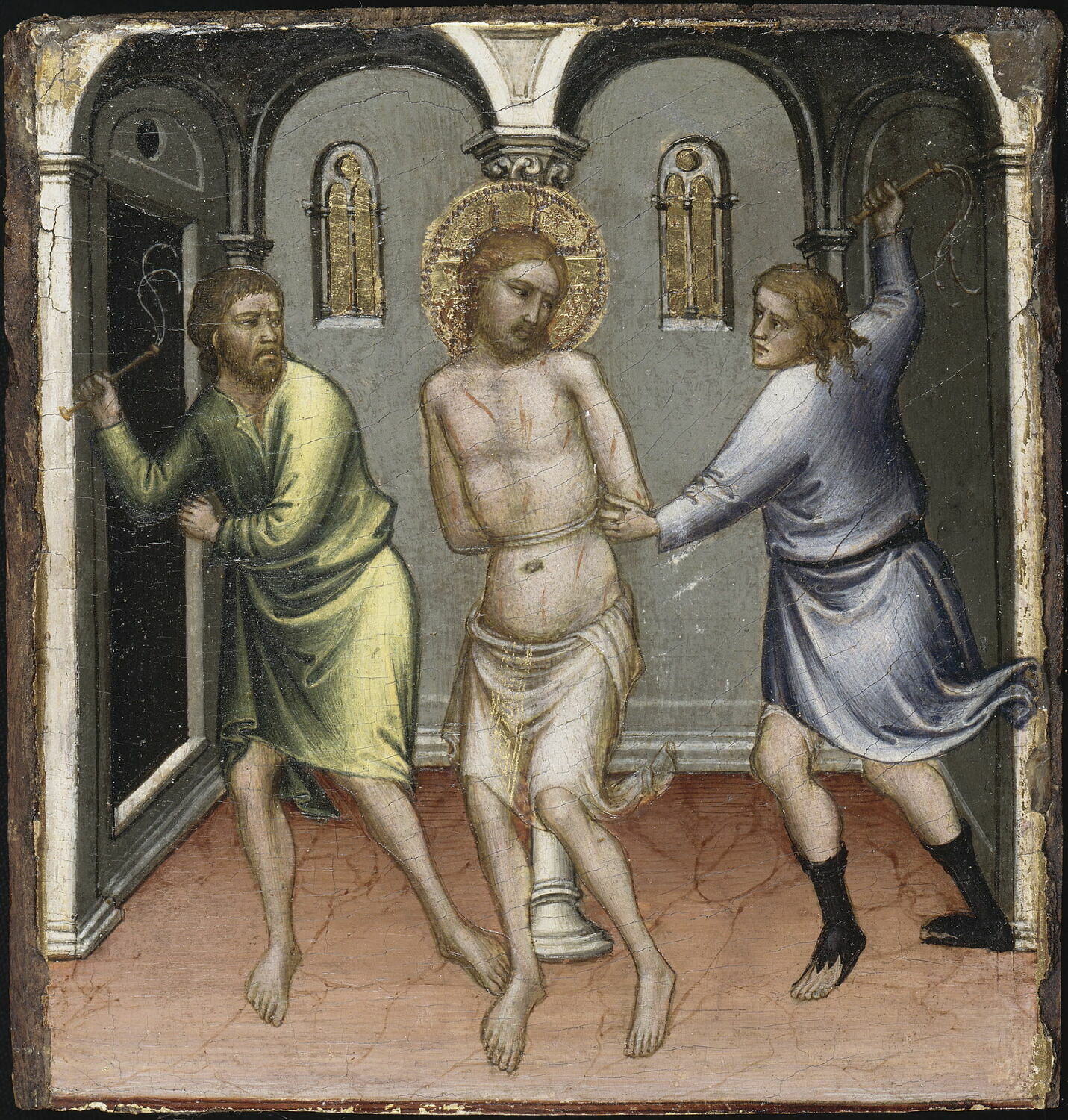 Scènes de la Vie du Christ : Flagellation., Mariotto di Nardo, XVe siècle (1400 - 1500)