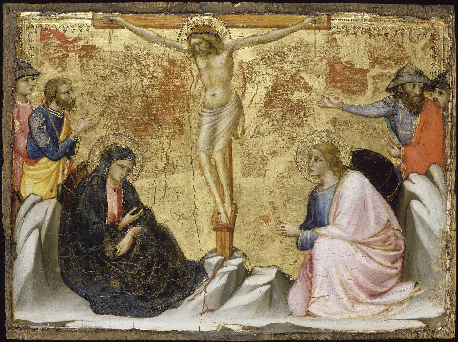 Scènes de la Vie du Christ : Crucifixion., Mariotto di Nardo, XVe siècle (1400 - 1500)