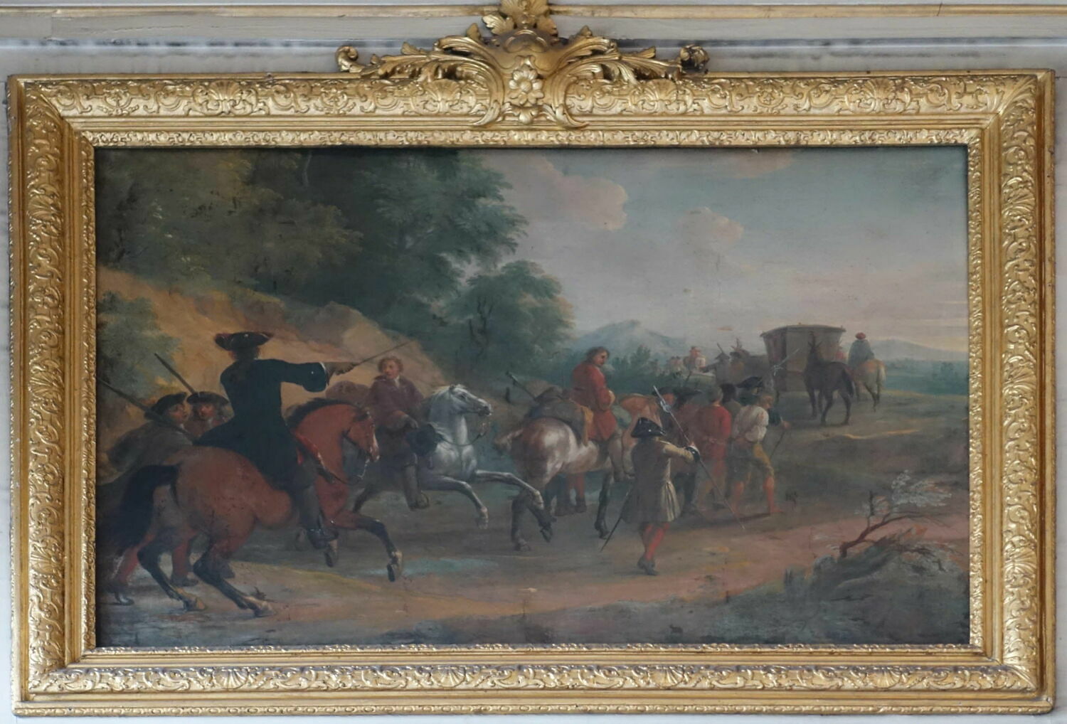 Marche de troupe, Flandres, Début du XVIIIe siècle (1710)