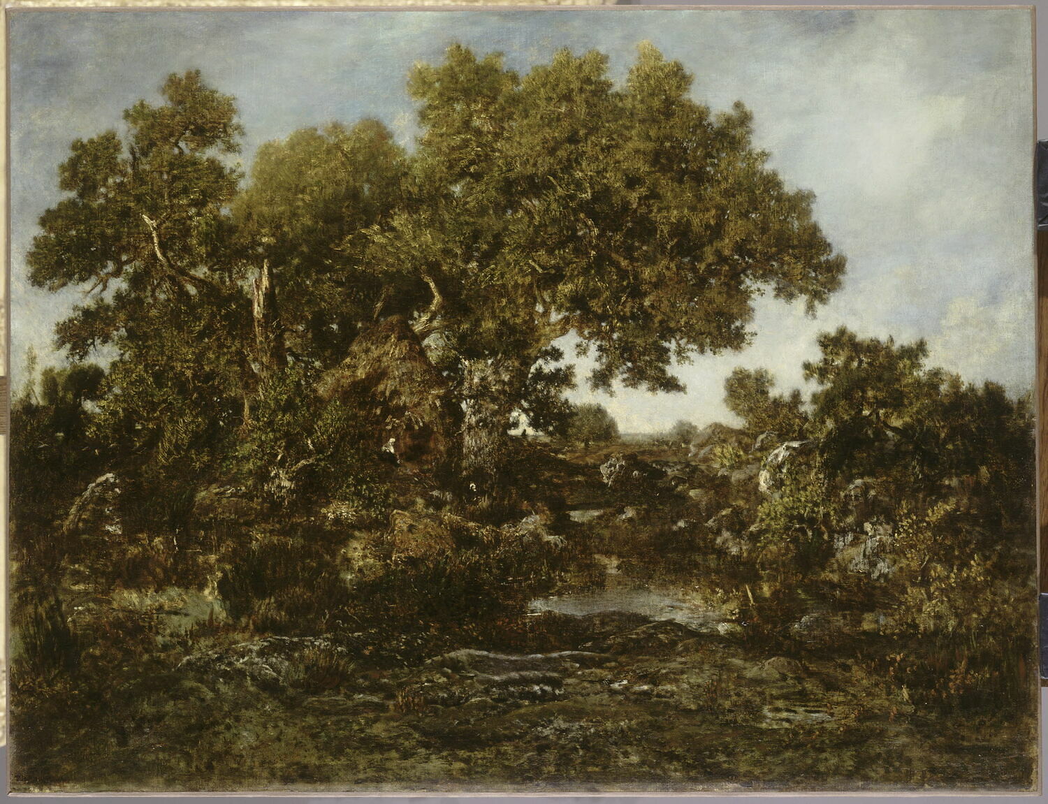 La Hutte des charbonniers, Rousseau, Théodore, XIXe siècle (1848 - 1850)