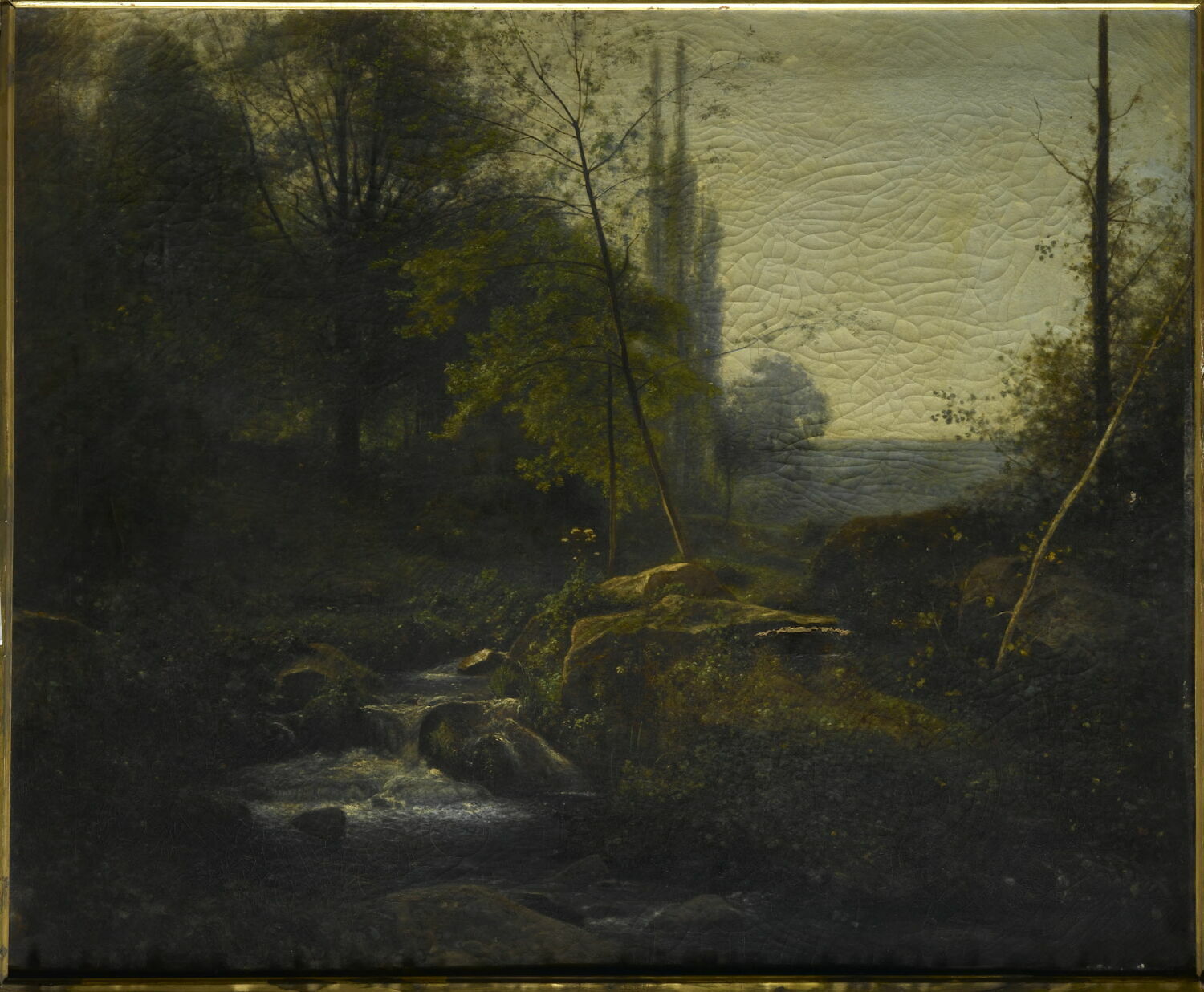 La Cascade du ravin de Cernay-la-Ville, Jean Alexis Achard, вторая треть XIX века (до 1866)