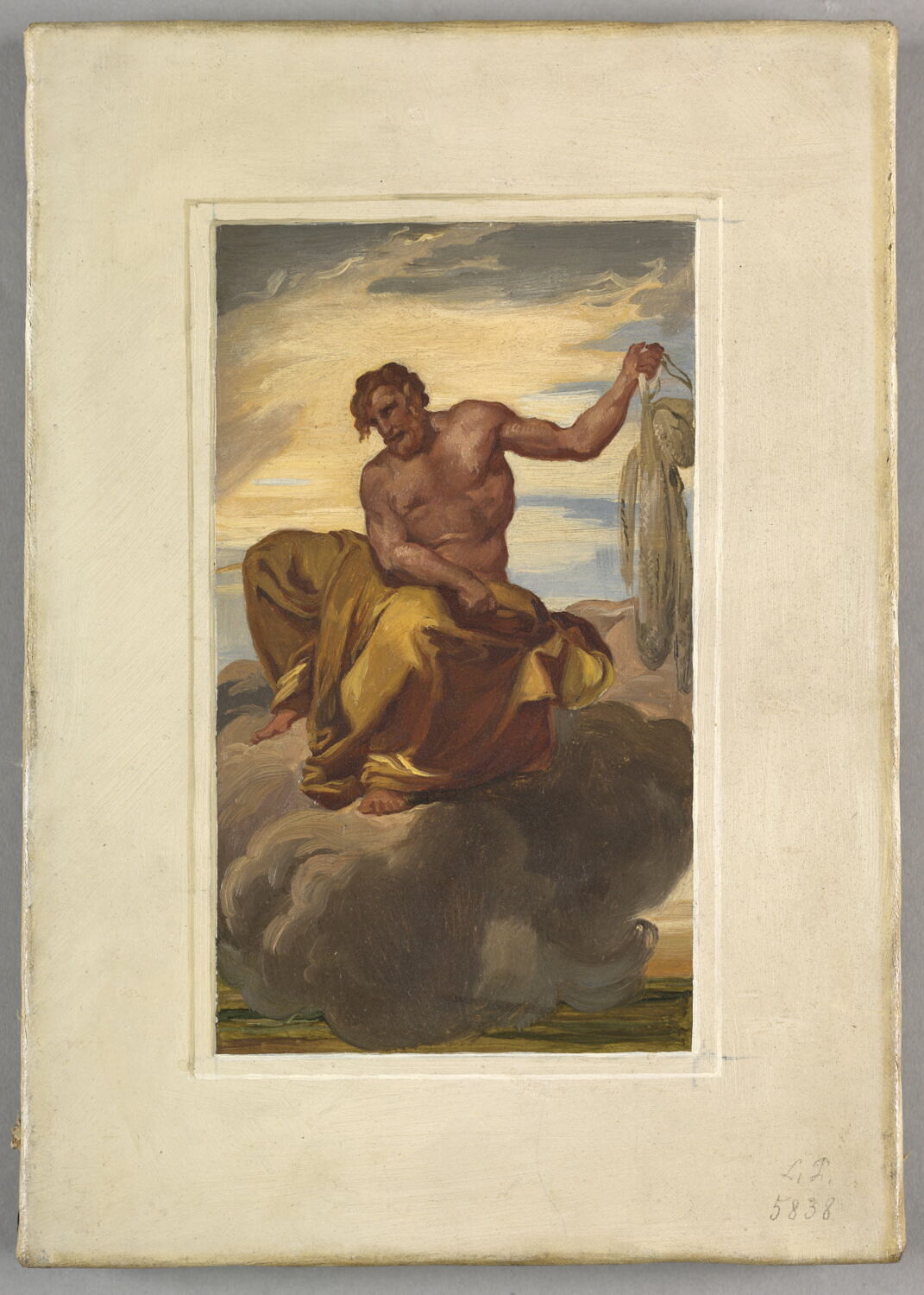 Vulcain tenant un filet, Alaux, Jean, 2e quart du XIXe siècle (1834)