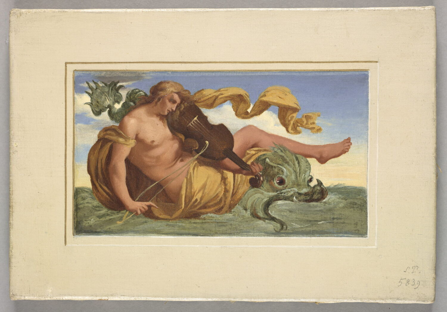 Arion, dit autrefois "Amphion", Alaux, Jean, 2e quart du XIXe siècle (1834)