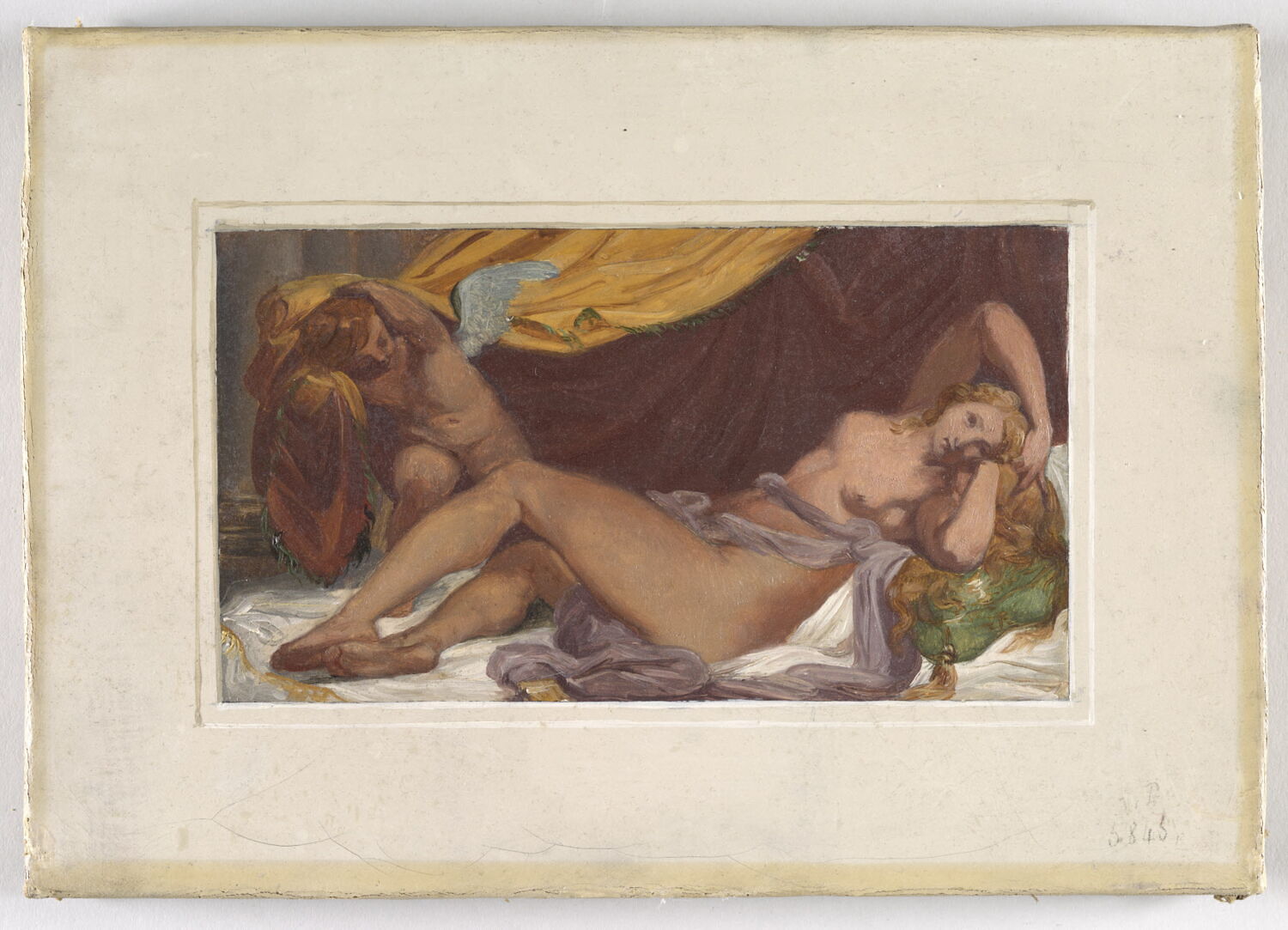 Vénus et l'Amour, Alaux, Jean, 2e quart du XIXe siècle (1834)