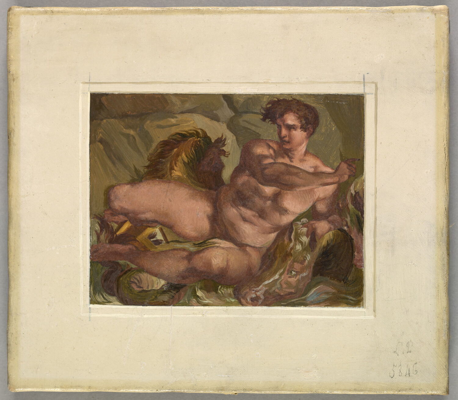 L'Océan, ou Neptune, Alaux, Jean, 2e quart du XIXe siècle (1834)