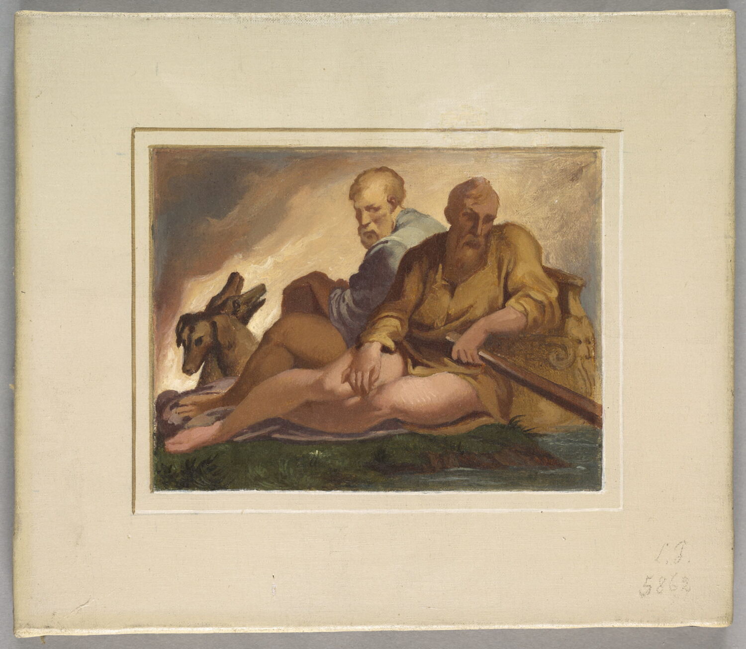 Caron et Cerbère, Alaux, Jean, 2e quart du XIXe siècle (1834)