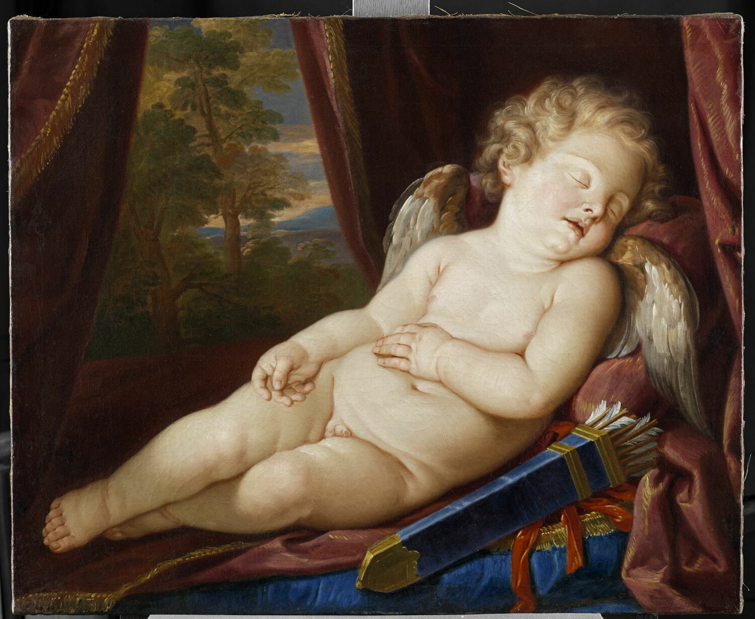L'Amour endormi, Sirani, Elisabetta, XVIIe siècle (1600 - 1700)