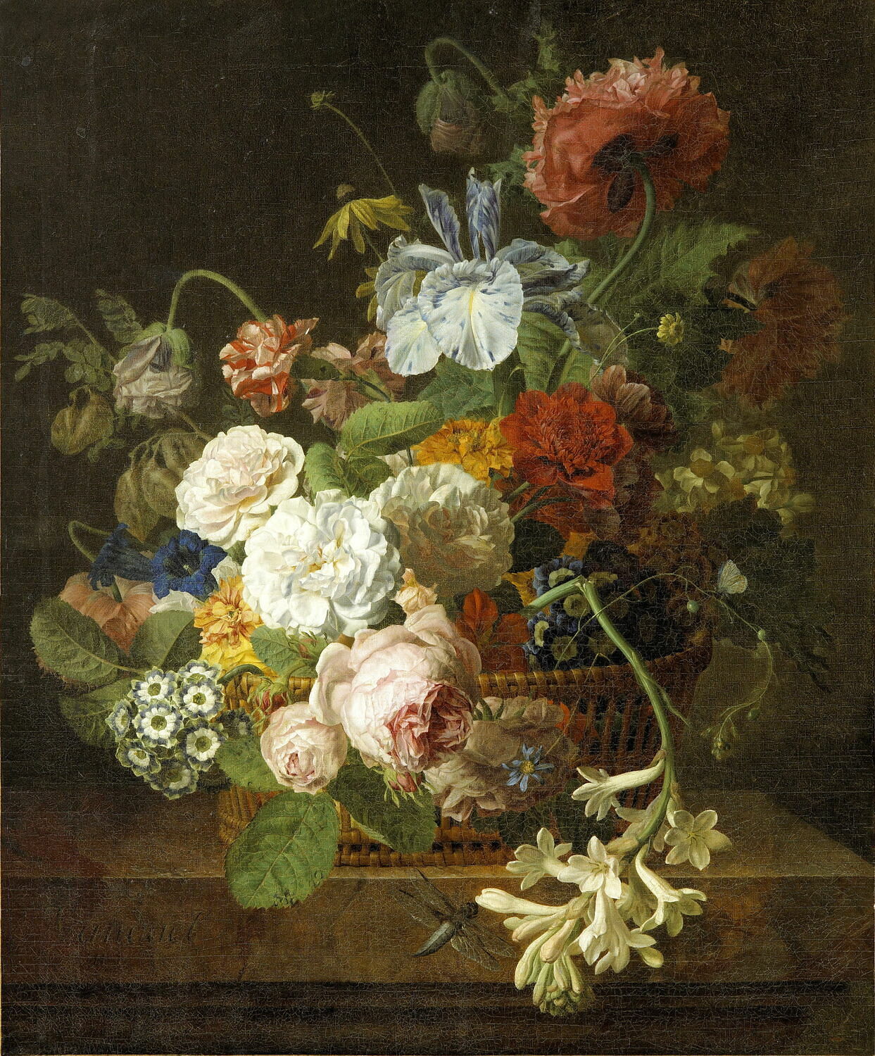Fleurs, Dael, Jan Frans van, XIXe siècle (1800 - 1900)