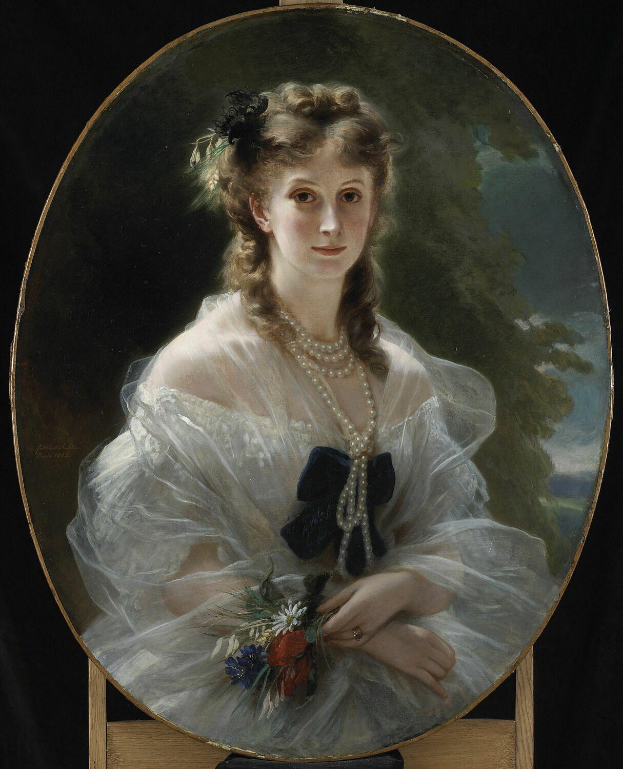 Portrait de la duchesse de Morny, née Sophie Troubetskoï (1838-1896), Winterhalter, Franz Xaver, XIXe siècle (1863)