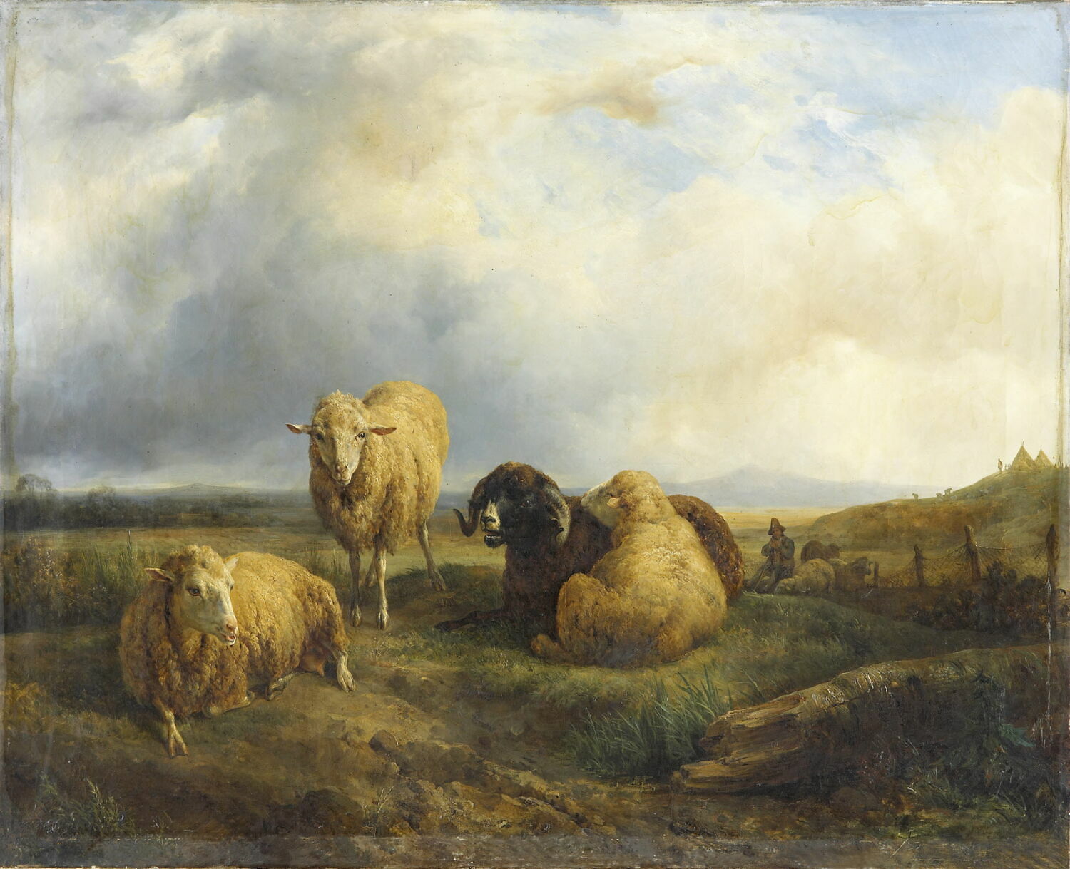 Paysage avec animaux, Brascassat, Jacques-Raymond, XIXe siècle (1800 - 1900)