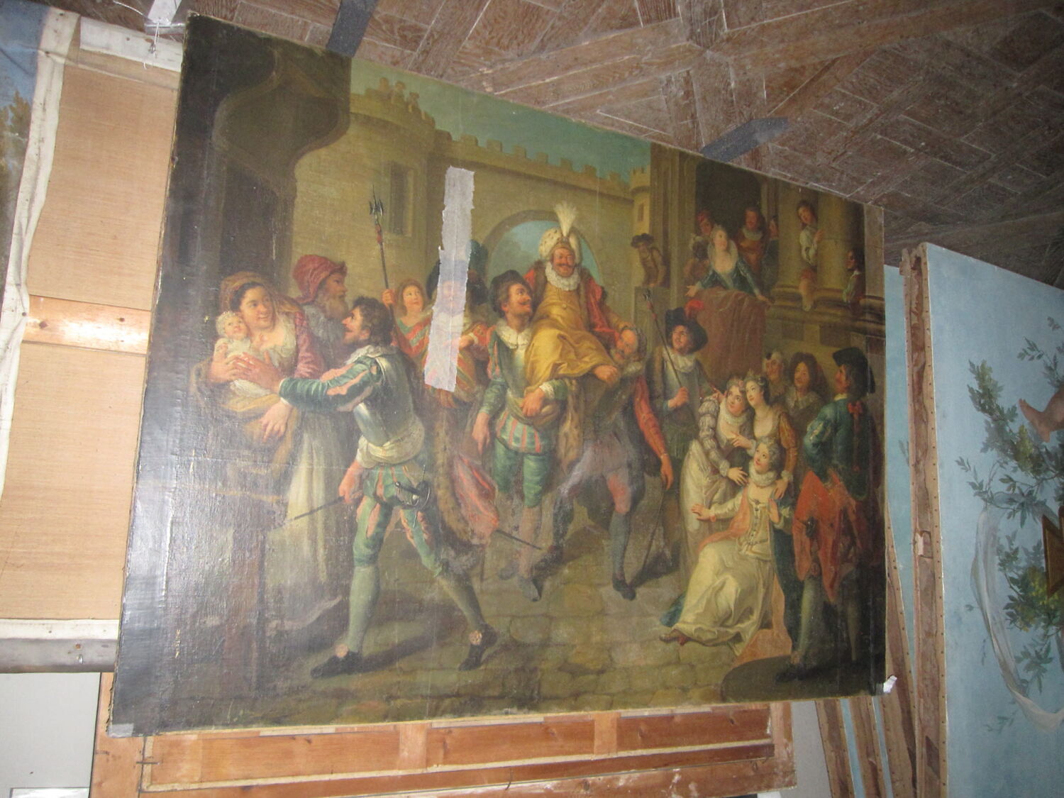 Entrée de Sancho dans l'île de Barataria, Coypel, Charles-Antoine, XVIIIe siècle (1700 - 1800)