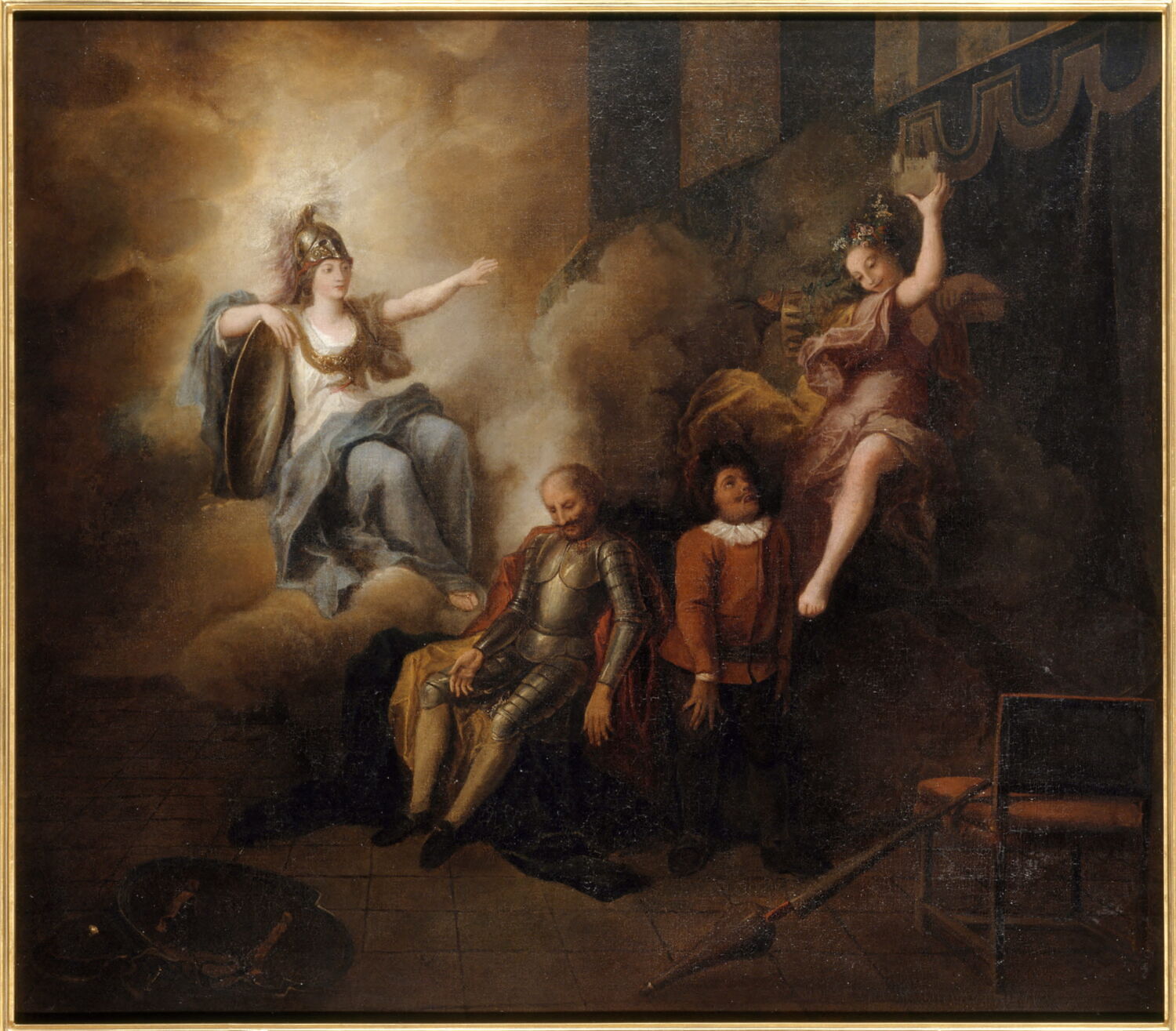 Don Quichotte est guéri de sa folie par la Sagesse, Coypel, Charles-Antoine, XVIIIe siècle (1700 - 1800)