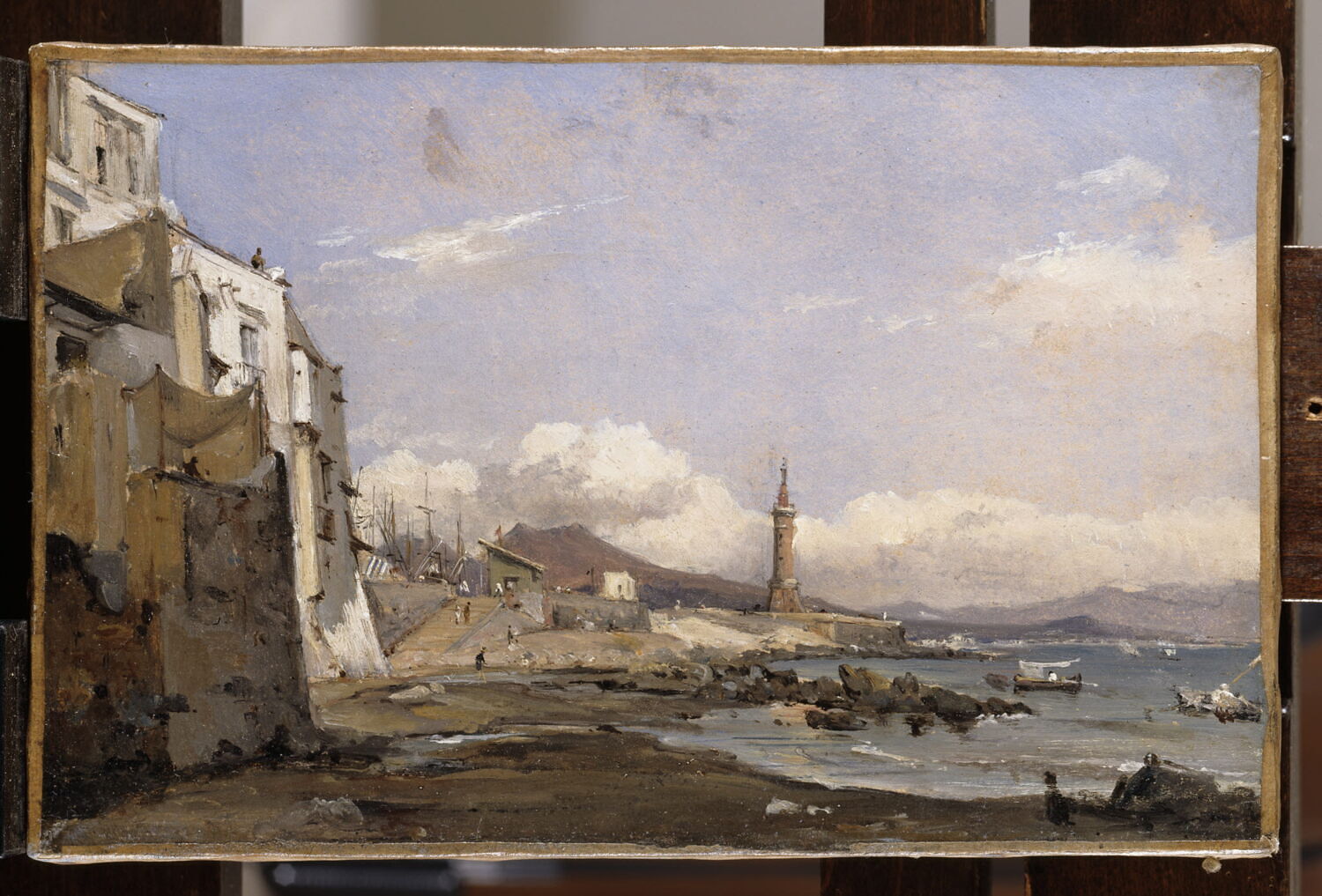 Vue du Vésuve, Fleury, François Antoine Léon, XIXe siècle (1800 - 1900)