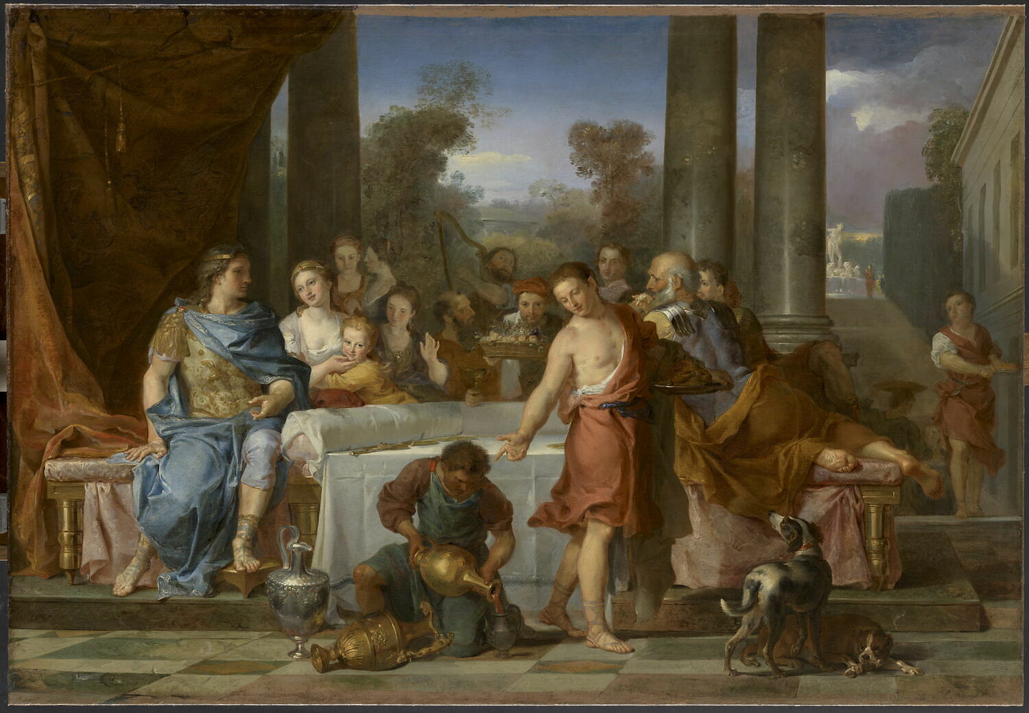 Le Repas d'Énée et de Didon, Galloche, Louis, 2e quart du XVIIIe siècle (1737)