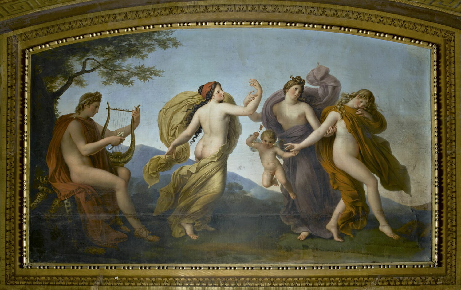 La Danse des Grâces présidée par Apollon, Girodet de Roucy-Trioson, Anne-Louis, XIXe siècle (1800 - 1900)