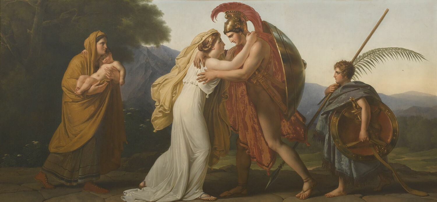 Le Retour du guerrier, Girodet de Roucy-Trioson, Anne-Louis, XIXe siècle (1813 - 1814)