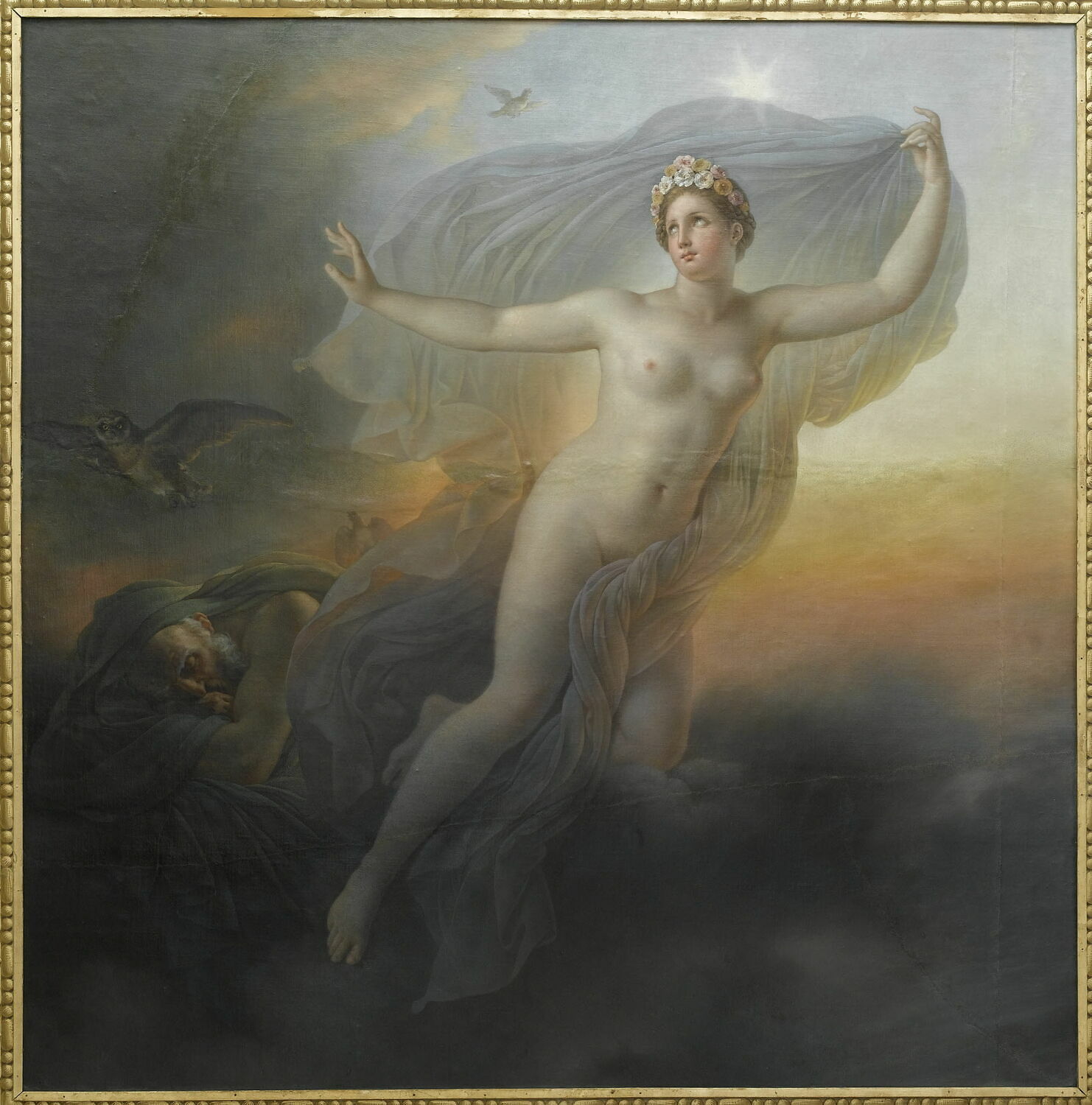 Tithon et l'Aurore, Girodet de Roucy-Trioson, Anne-Louis, XIXe siècle (1814)