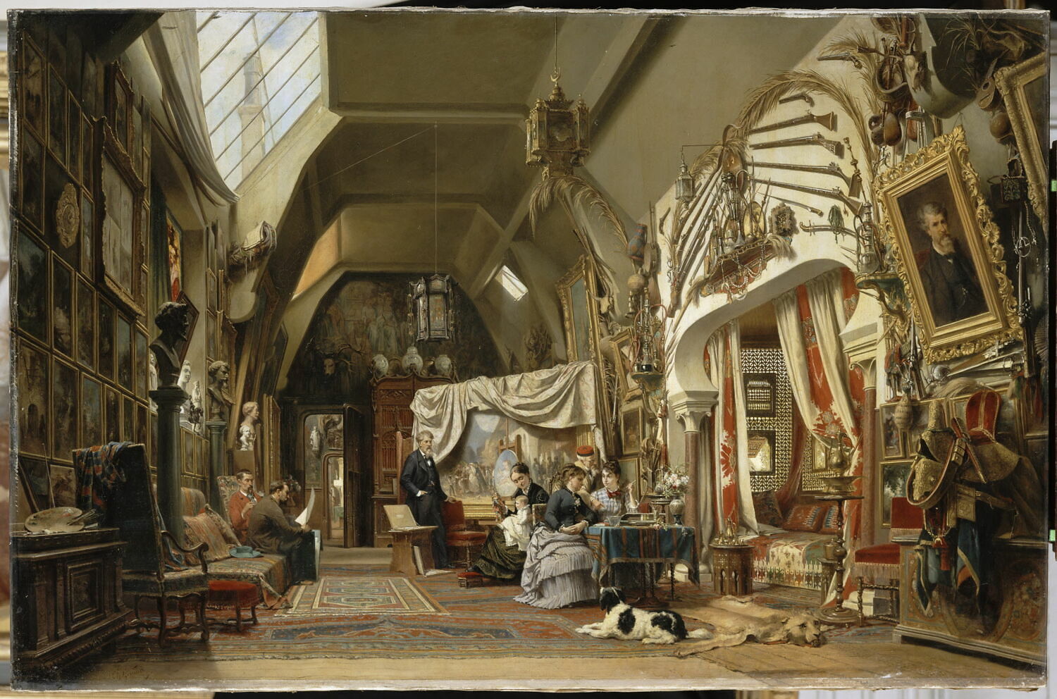 L'Atelier du peintre Eugène Giraud, Giraud, Charles, XIXe siècle (Après 1861) (1861)