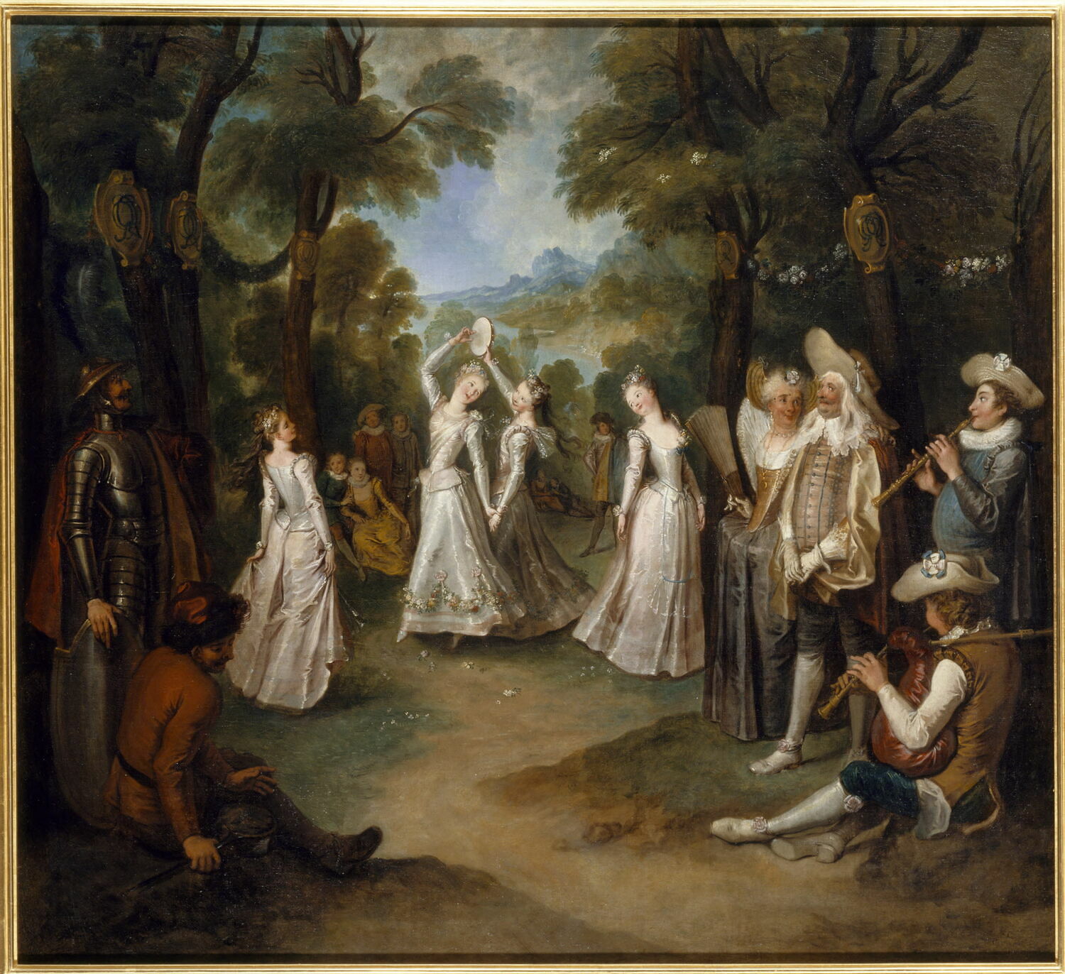 Entrée des bergères aux noces de Gamache, Coypel, Charles-Antoine, 1e quart du XVIIIe siècle (1718)