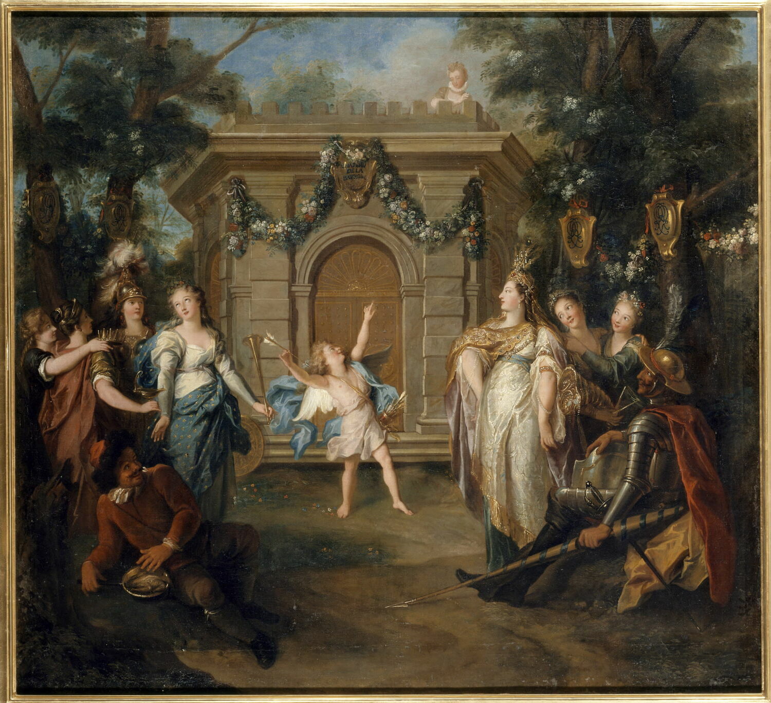 Entrée de l'Amour et de la Richesse aux noces de Gamache, Coypel, Charles-Antoine, 1e quart du XVIIIe siècle (1718)