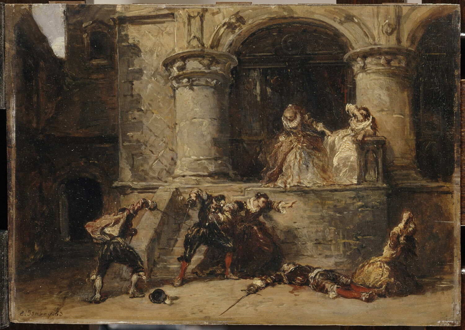 Duel sous Louis XIII, Isabey, Eugène, XIXe siècle (1863)