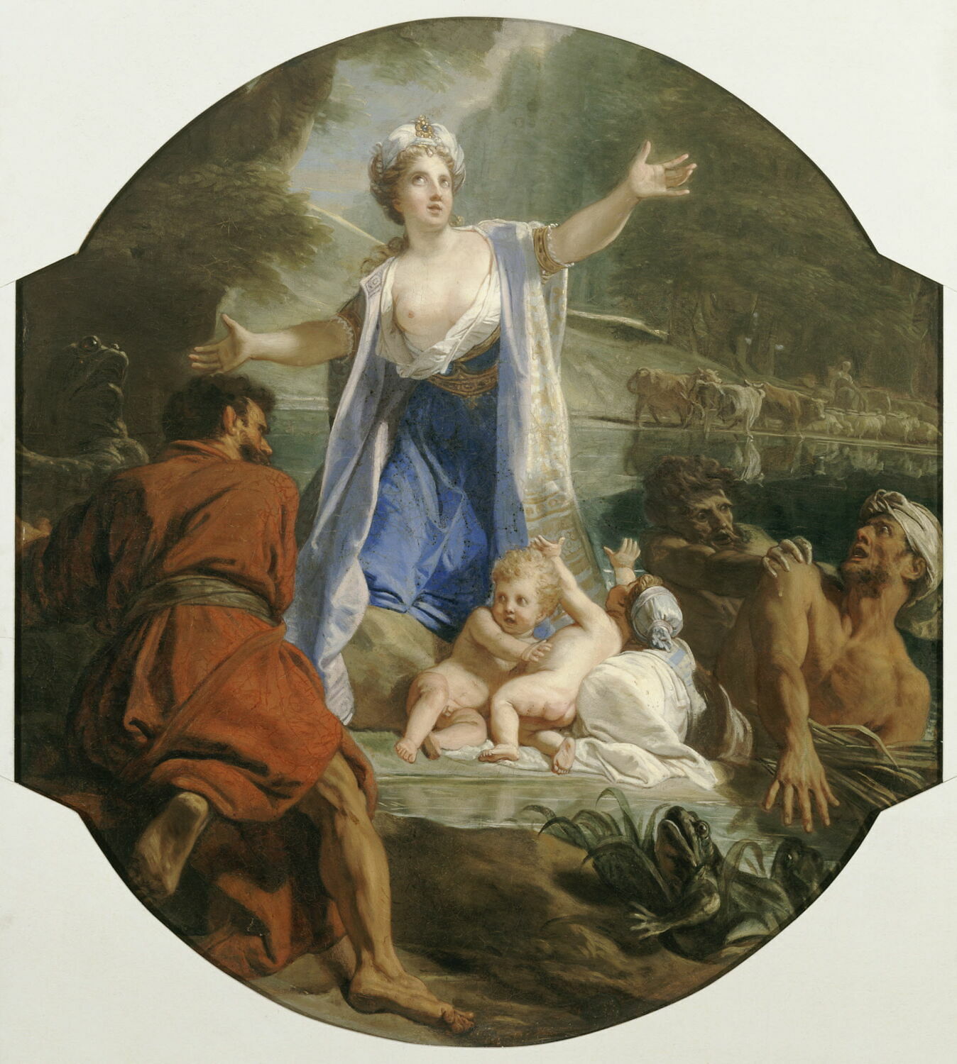 Latone et les paysans de Lycie, Jouvenet, Jean, XVIIe siècle (1700)