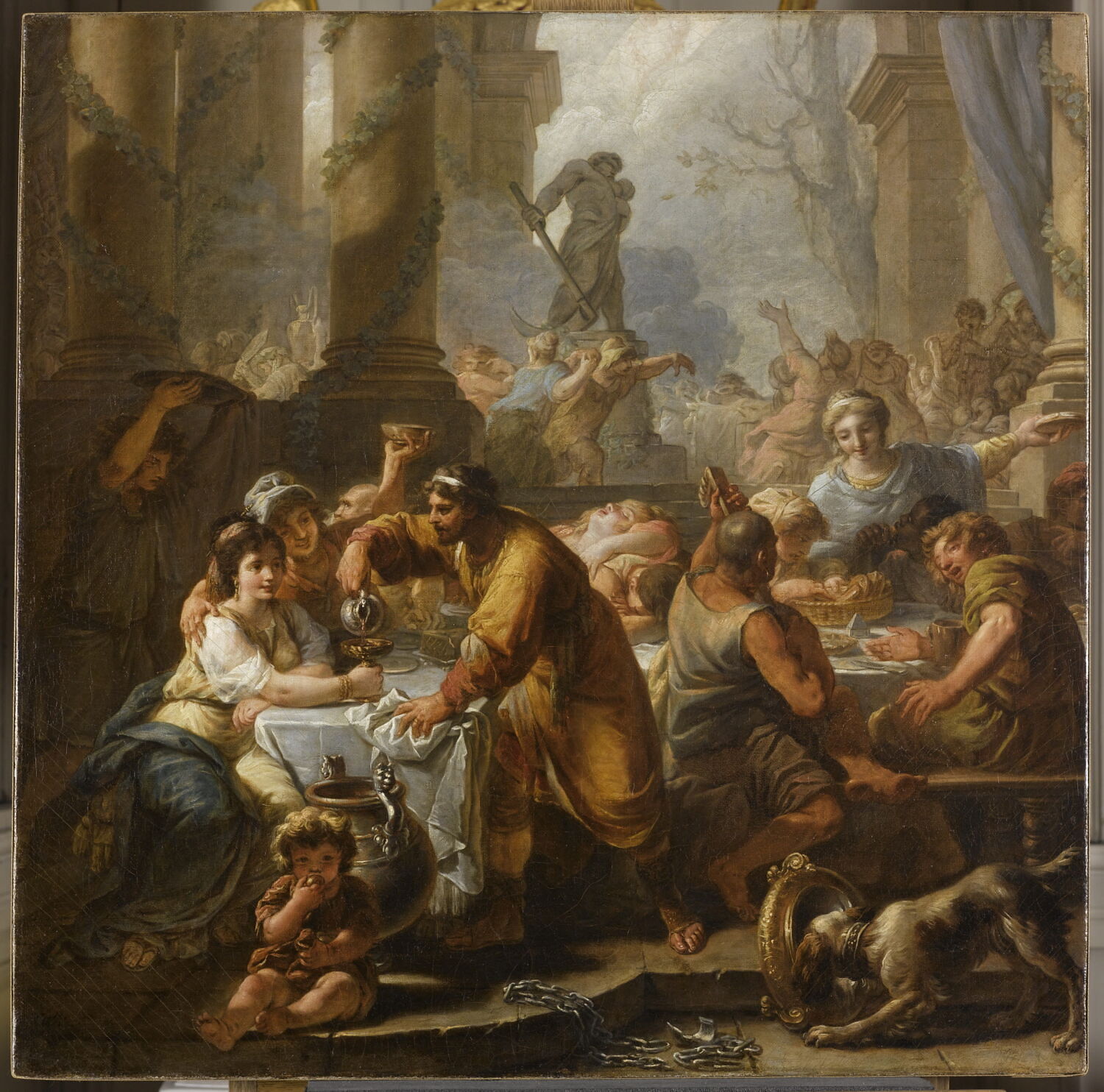Les Saturnales ou l'Hiver, Callet, Antoine François, XVIIIe siècle (1700 - 1800)