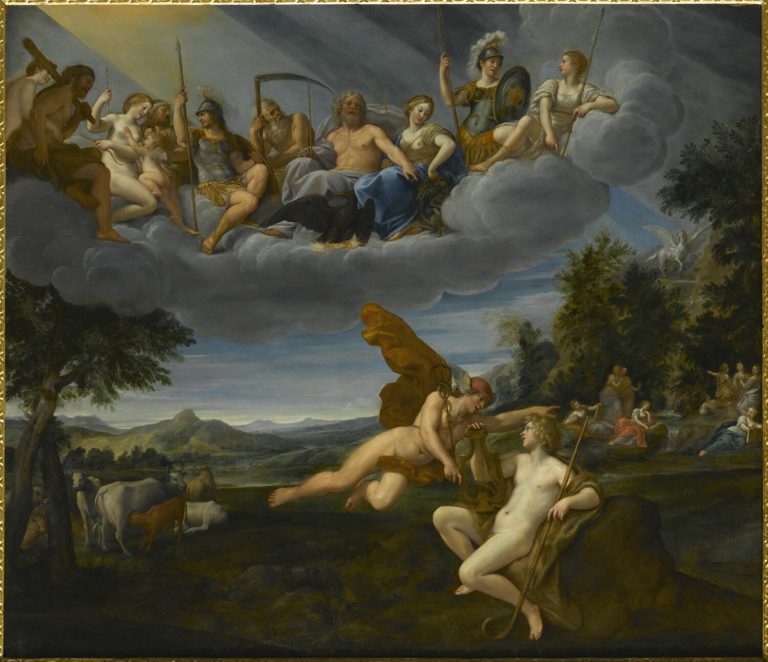 Apollon et Mercure, ou Allégorie de l