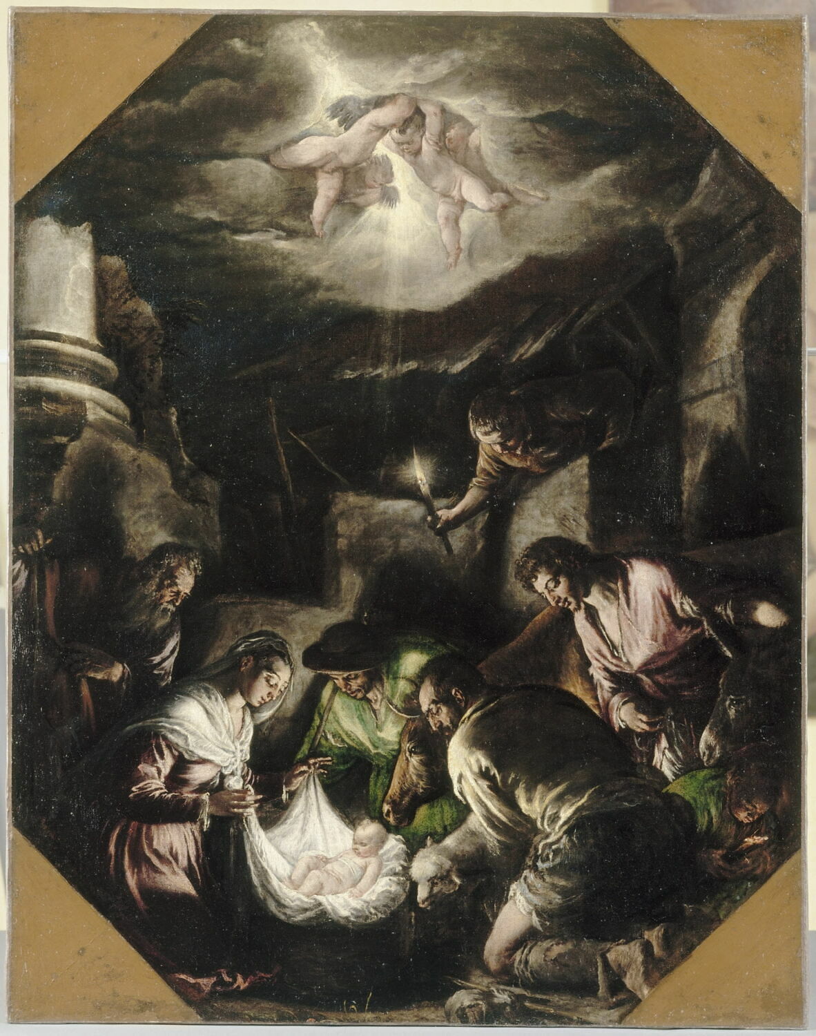 L'adoration des bergers, Bassano, Jacopo, 4e quart du XVIe siècle (1575 - 1600)