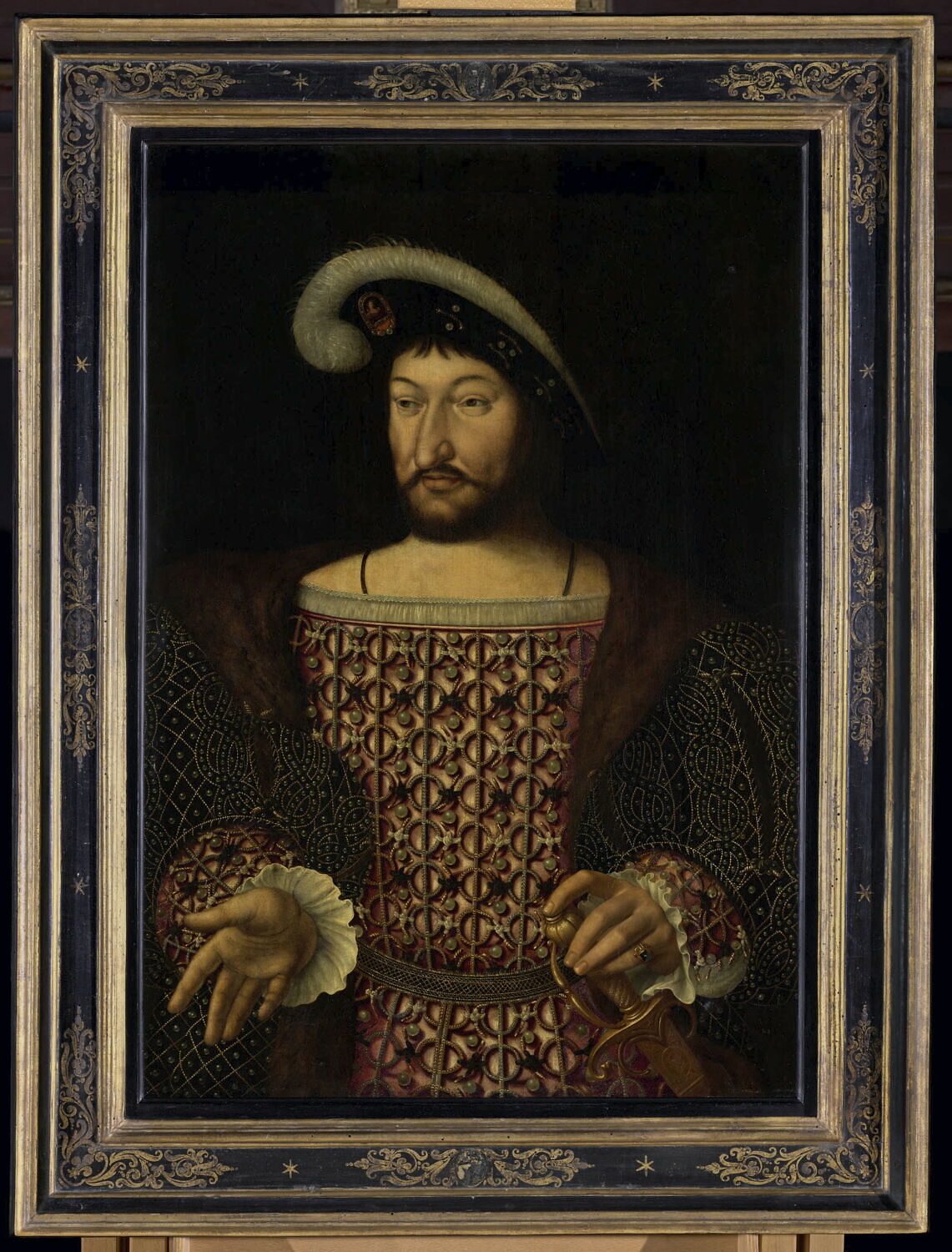 Portrait de François Ier, 1530-35, Cleve, Joos van, XVIe siècle (1500 - 1600)