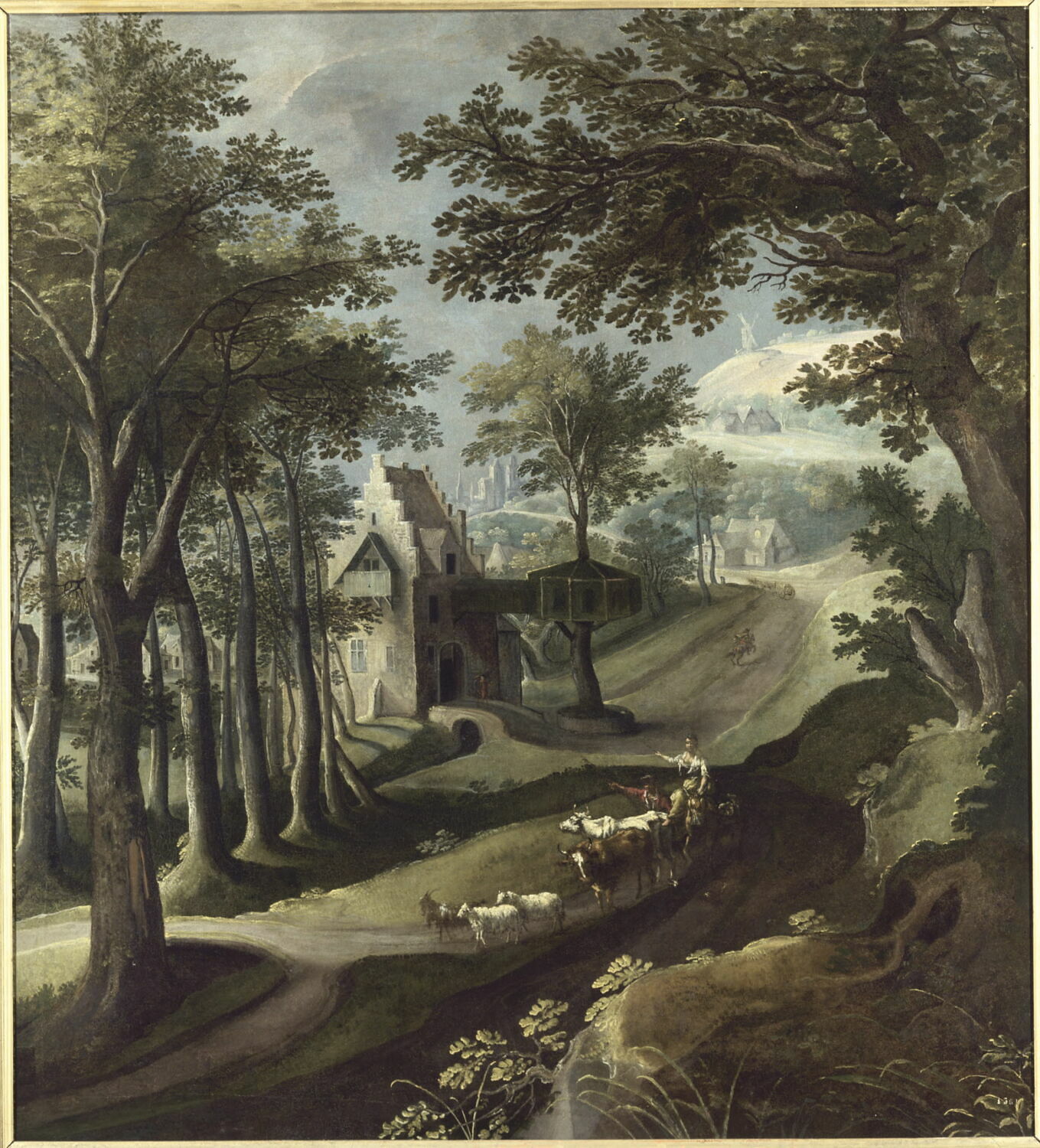 Paysage, Anonyme, XVIIe siècle (1600 - 1700)