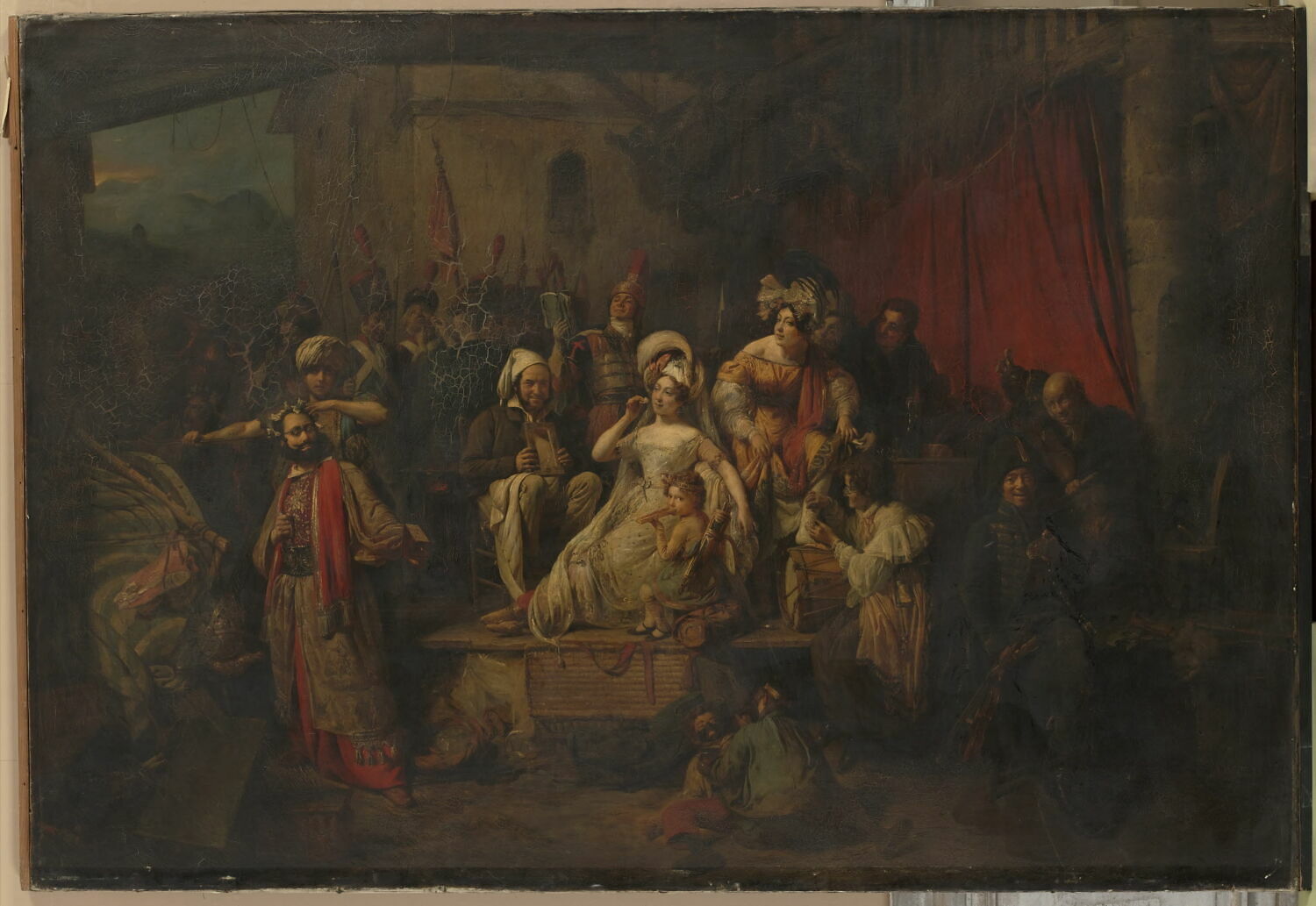 Les Comédiens ambulants, Biard, François, 2e quart du XIXe siècle (1833)