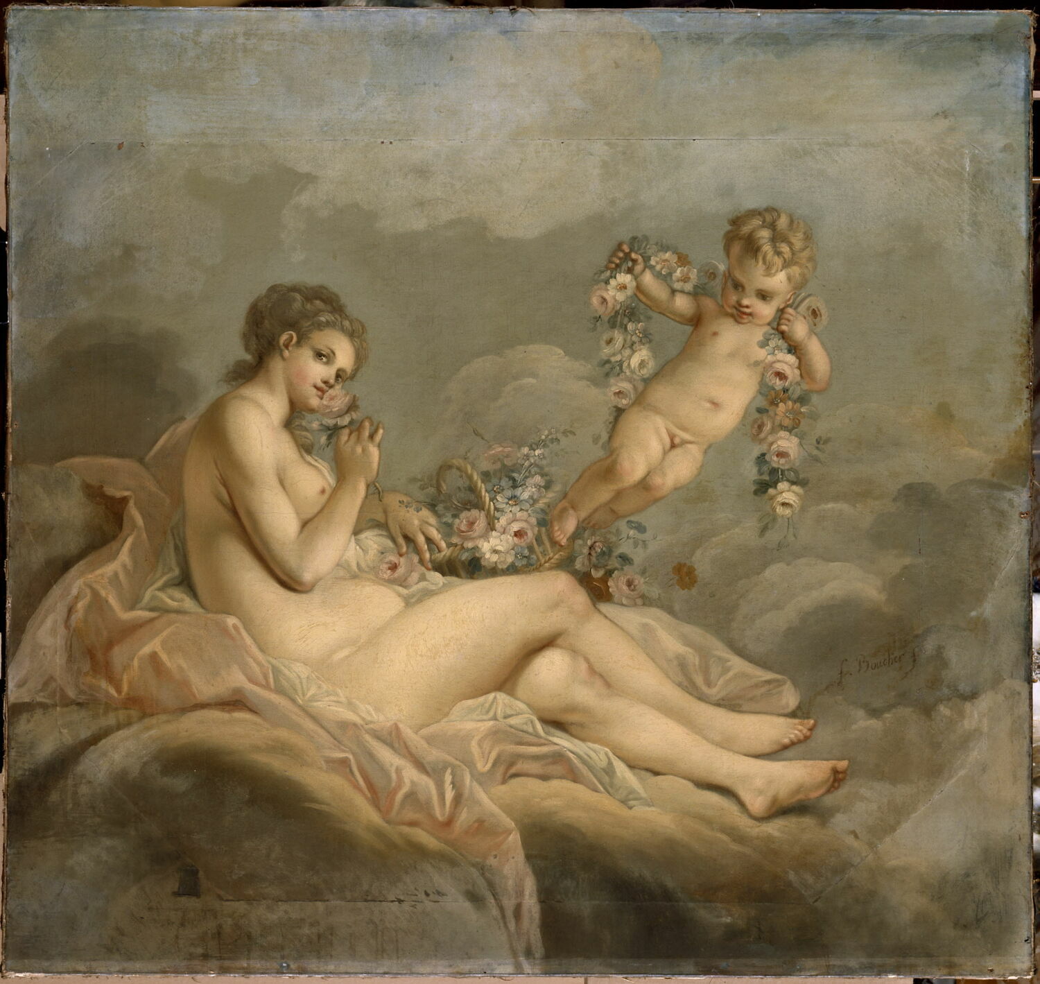 Vénus et l'Amour, Франсуа Буше, середина XVIII века (1740–1760)