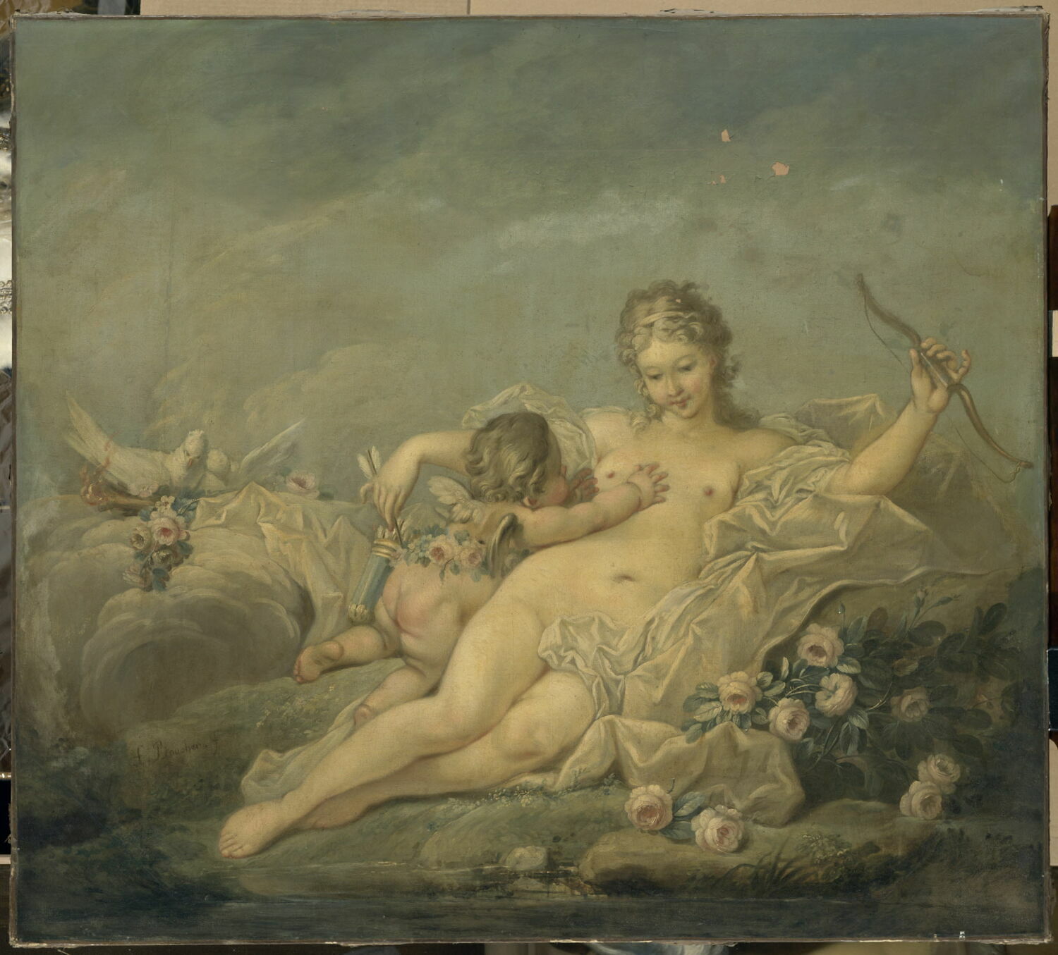 Vénus désarmant l'Amour, Франсуа Буше, середина XVIII века (1740–1760)